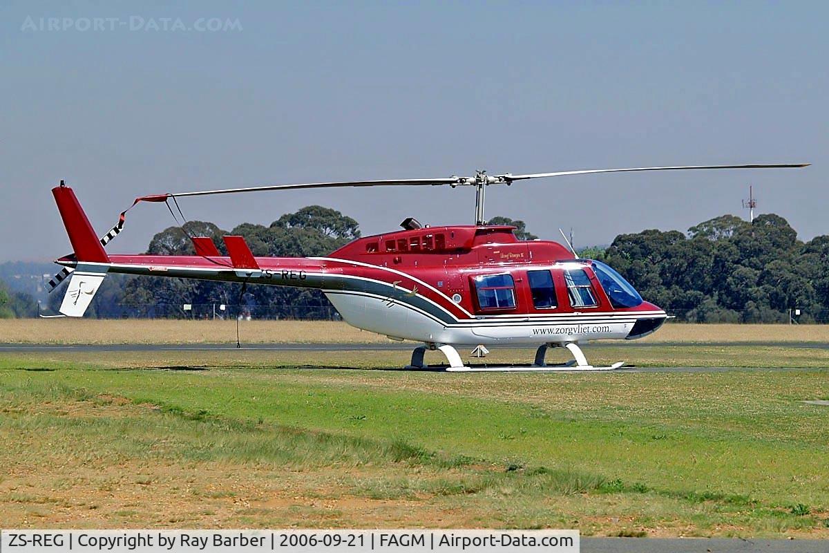 ZS-REG, 1993 Bell 206L-4 LongRanger IV LongRanger C/N 52030, Bell 206L-4 LongRanger IV [52030] Johannesburg-Rand~ZS 21/09/2006