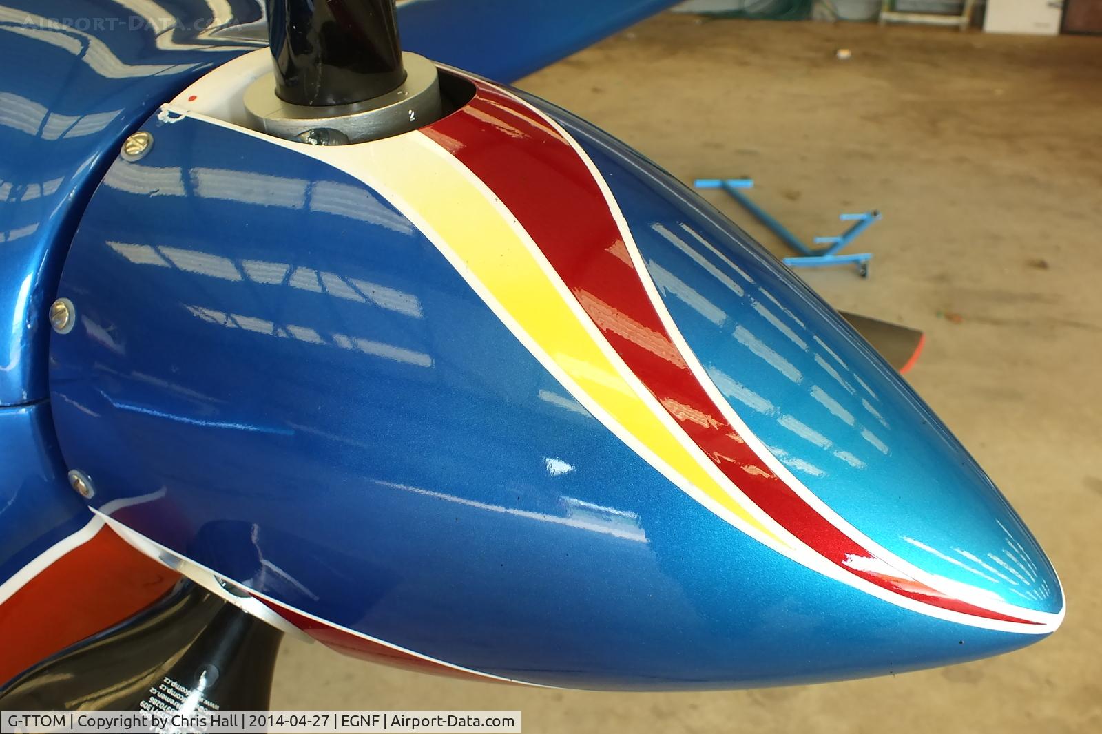 G-TTOM, 2013 Zenair CH-601 HD Zodiac C/N LAA 162-15088, nice colourful spinner