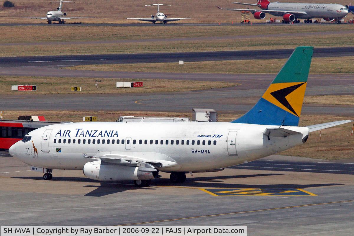 5H-MVA, 1980 Boeing 737-236 C/N 22031, Boeing 737-236 [22031] (Air Tanzania) Johannesburg Int~ZS 22/09/2006