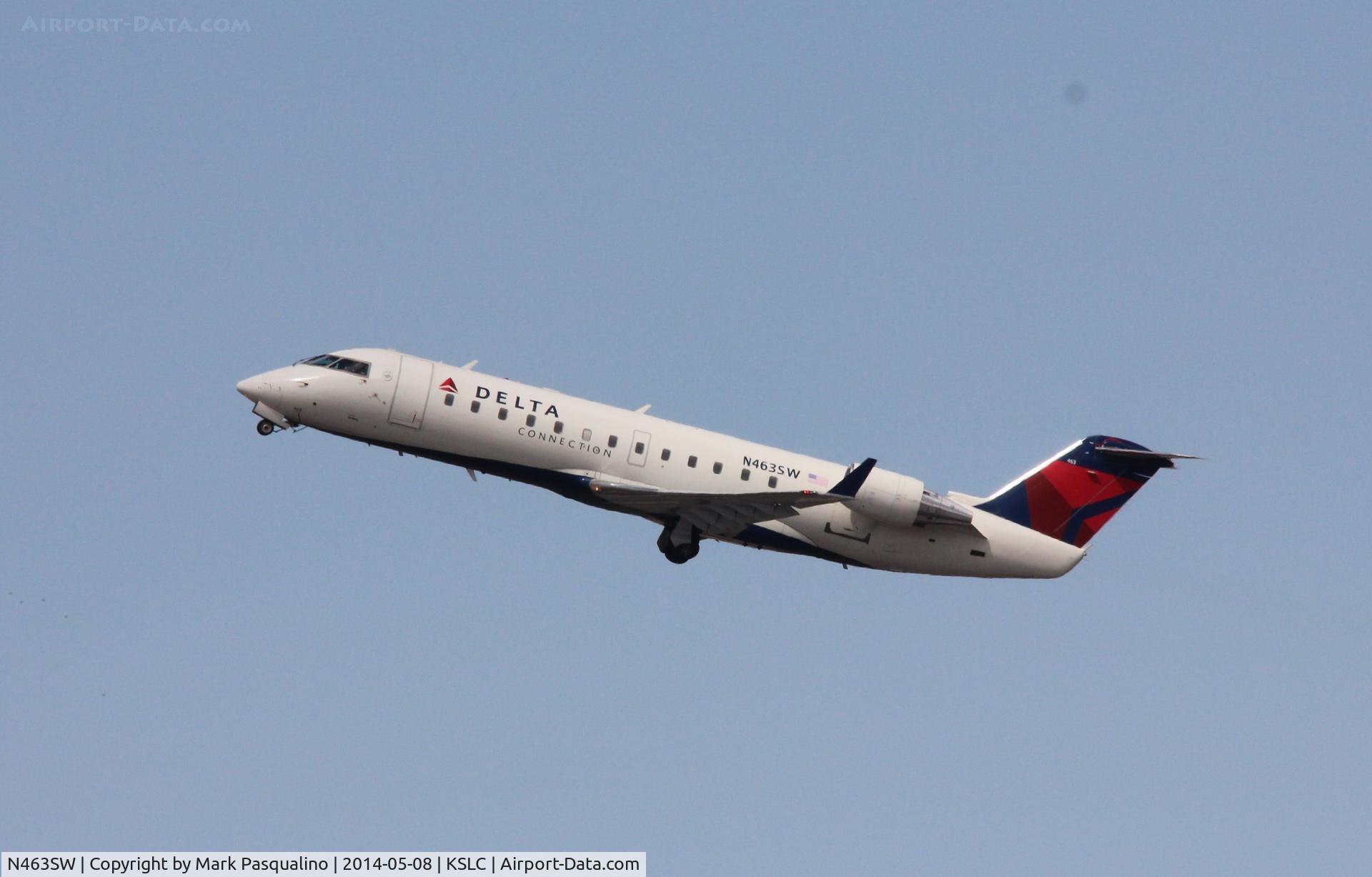 N463SW, 2003 Bombardier CRJ-200LR (CL-600-2B19) C/N 7820, CL-600-2B19