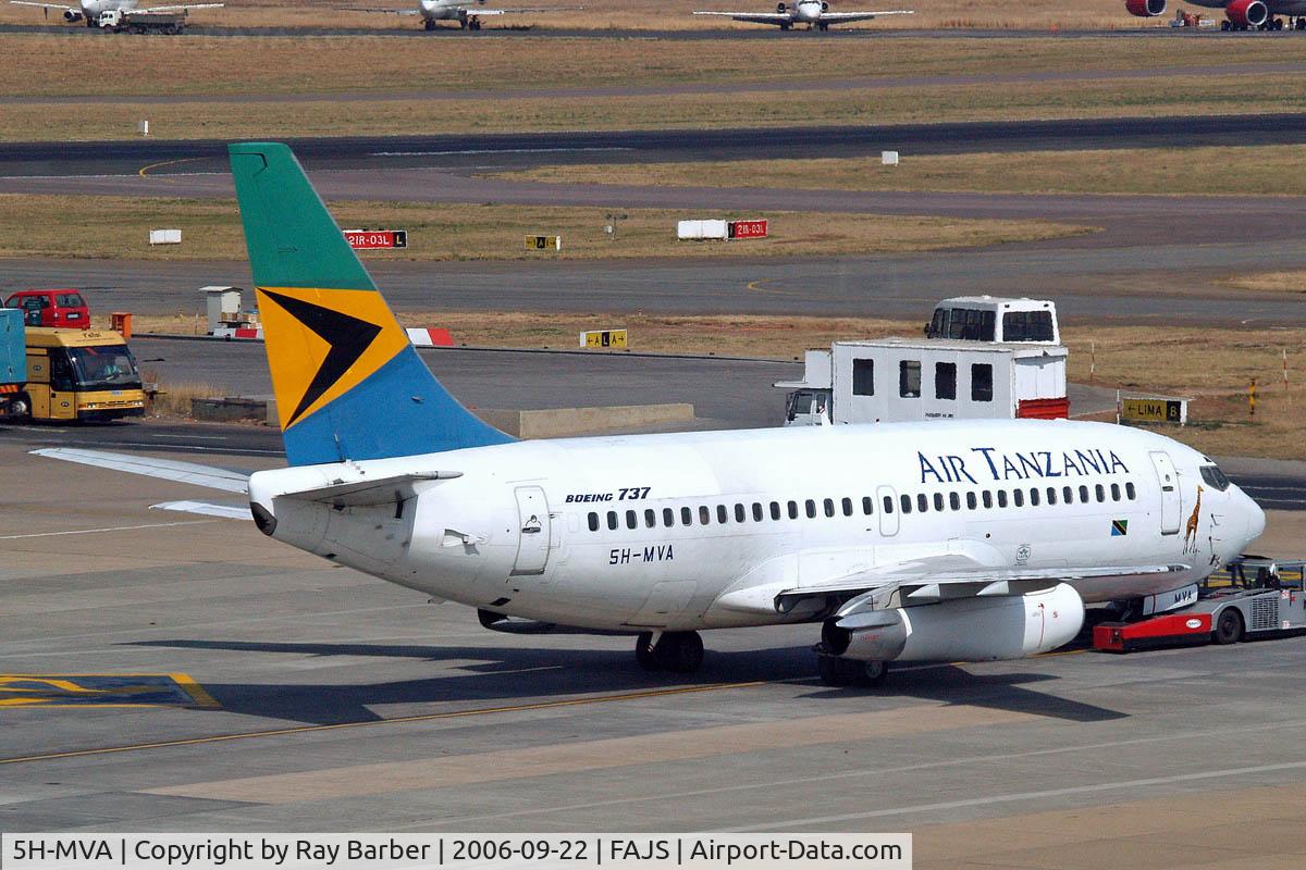 5H-MVA, 1980 Boeing 737-236 C/N 22031, Boeing 737-236 [22031] (Air Tanzania) Johannesburg Int~ZS 22/09/2006