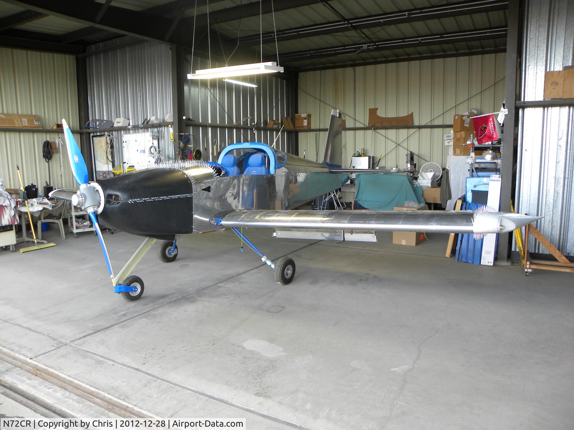 N72CR, 2013 Vans RV-7A C/N 71222, RV-7A  Final stages of construction