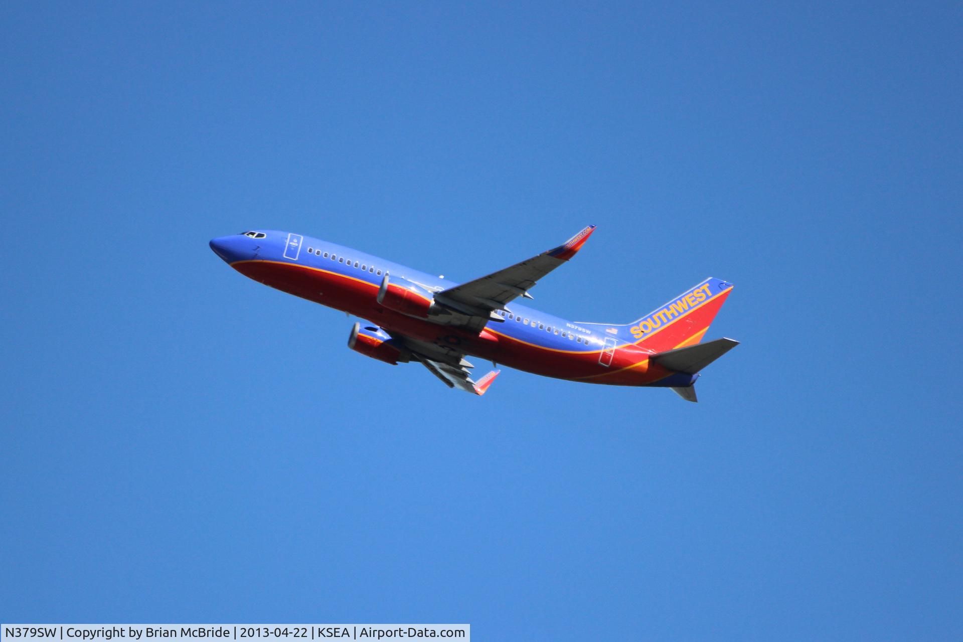 N379SW, 1994 Boeing 737-3H4 C/N 26586, Southwest Airlines. 737-3H4. N379SW cn 26586 2580. Seattle Tacoma - International (SEA KSEA). Image © Brian McBride. 22 April 2013