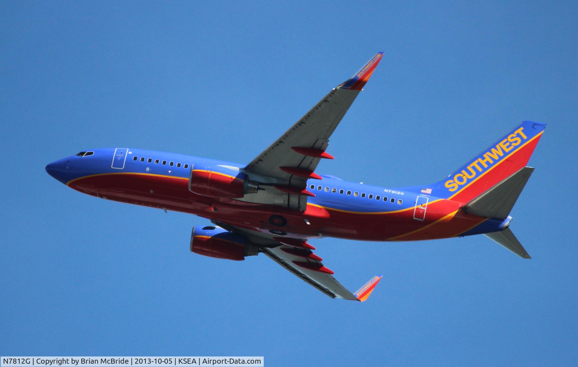 N7812G, 2001 Boeing 737-76N C/N 32582, Southwest Airlines. 737-76N. N7812G cn 32582. Seattle Tacoma - International (SEA KSEA). Image © Brian McBride. 05 October 2013