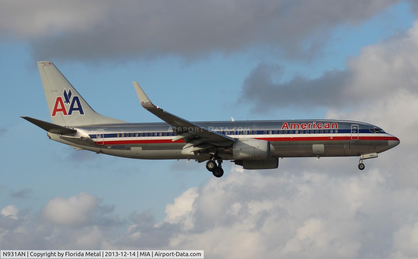 N931AN, 2000 Boeing 737-823 C/N 30079, American 737-800