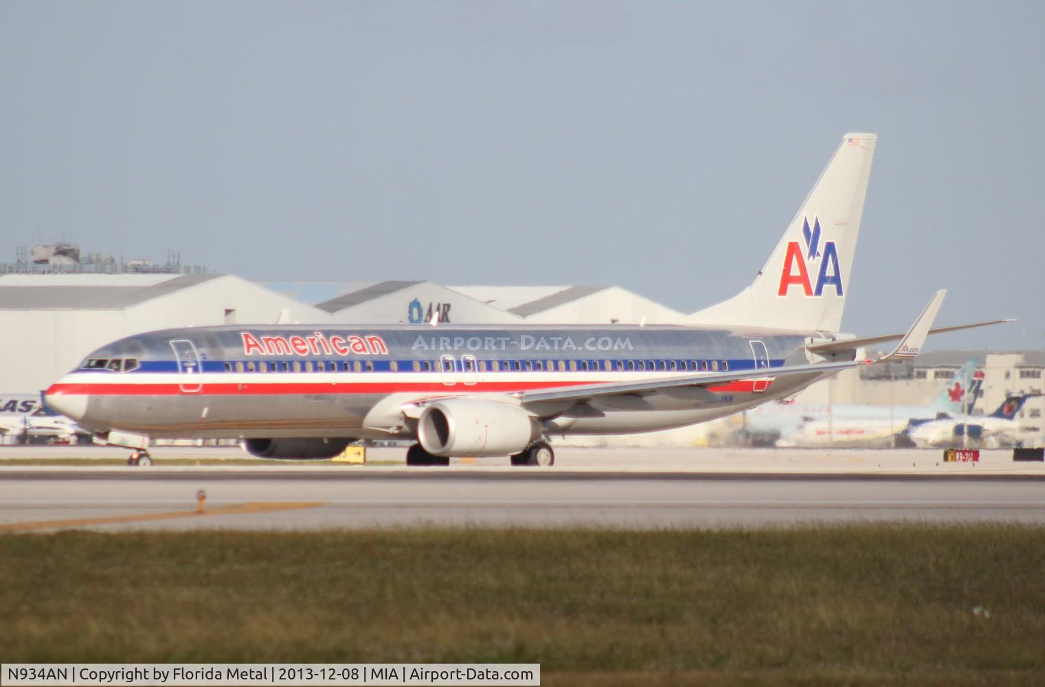 N934AN, 2000 Boeing 737-823 C/N 29531, American 737-800