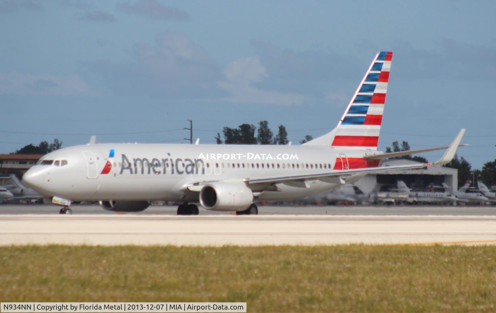 N934NN, 2013 Boeing 737-823 C/N 33489, American 737-800