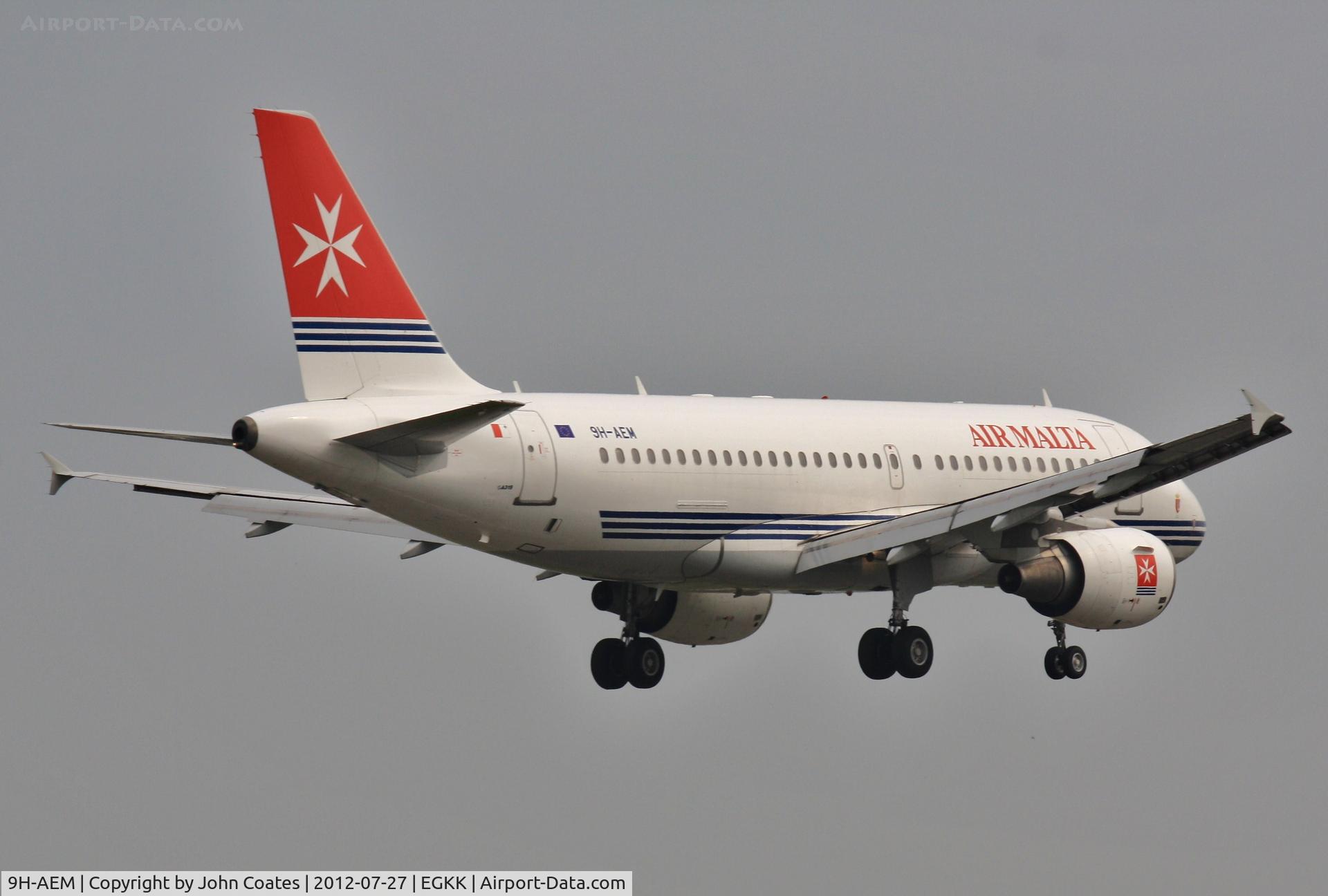 9H-AEM, 2005 Airbus A319-111 C/N 2382, Arriving 08