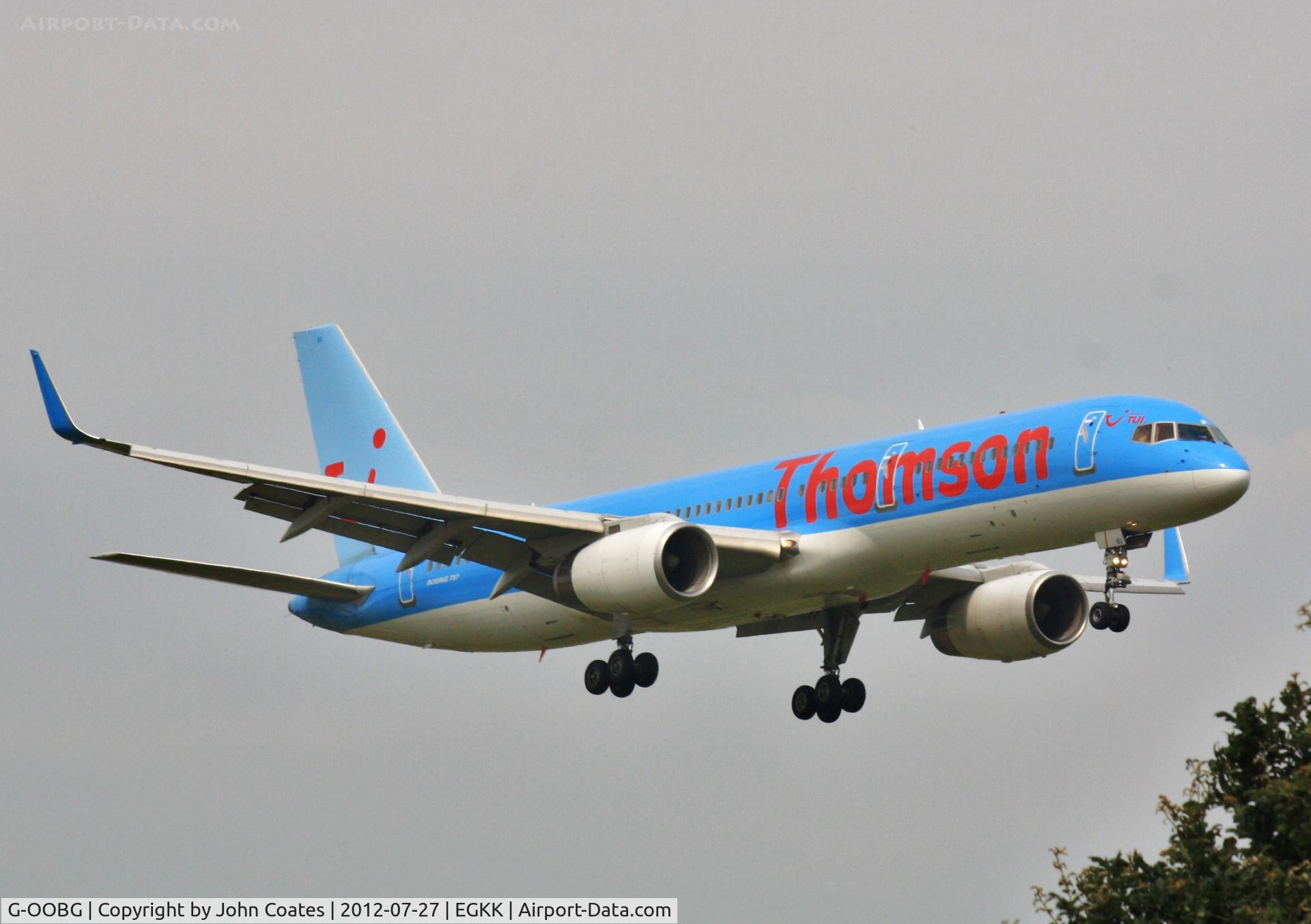 G-OOBG, 1999 Boeing 757-236 C/N 29942, Approach 08