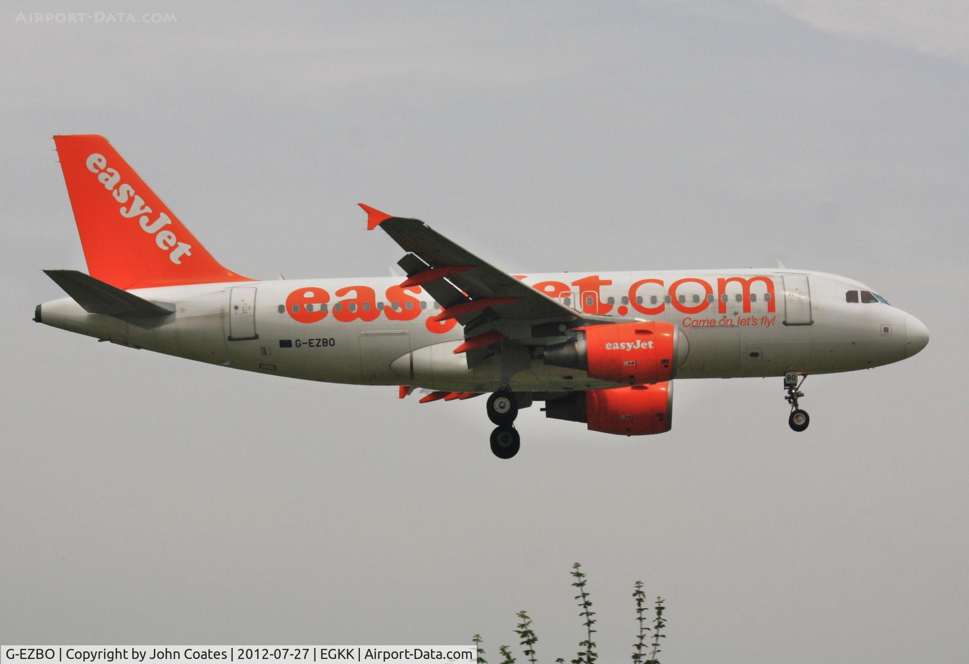 G-EZBO, 2007 Airbus A319-111 C/N 3082, Finals 08