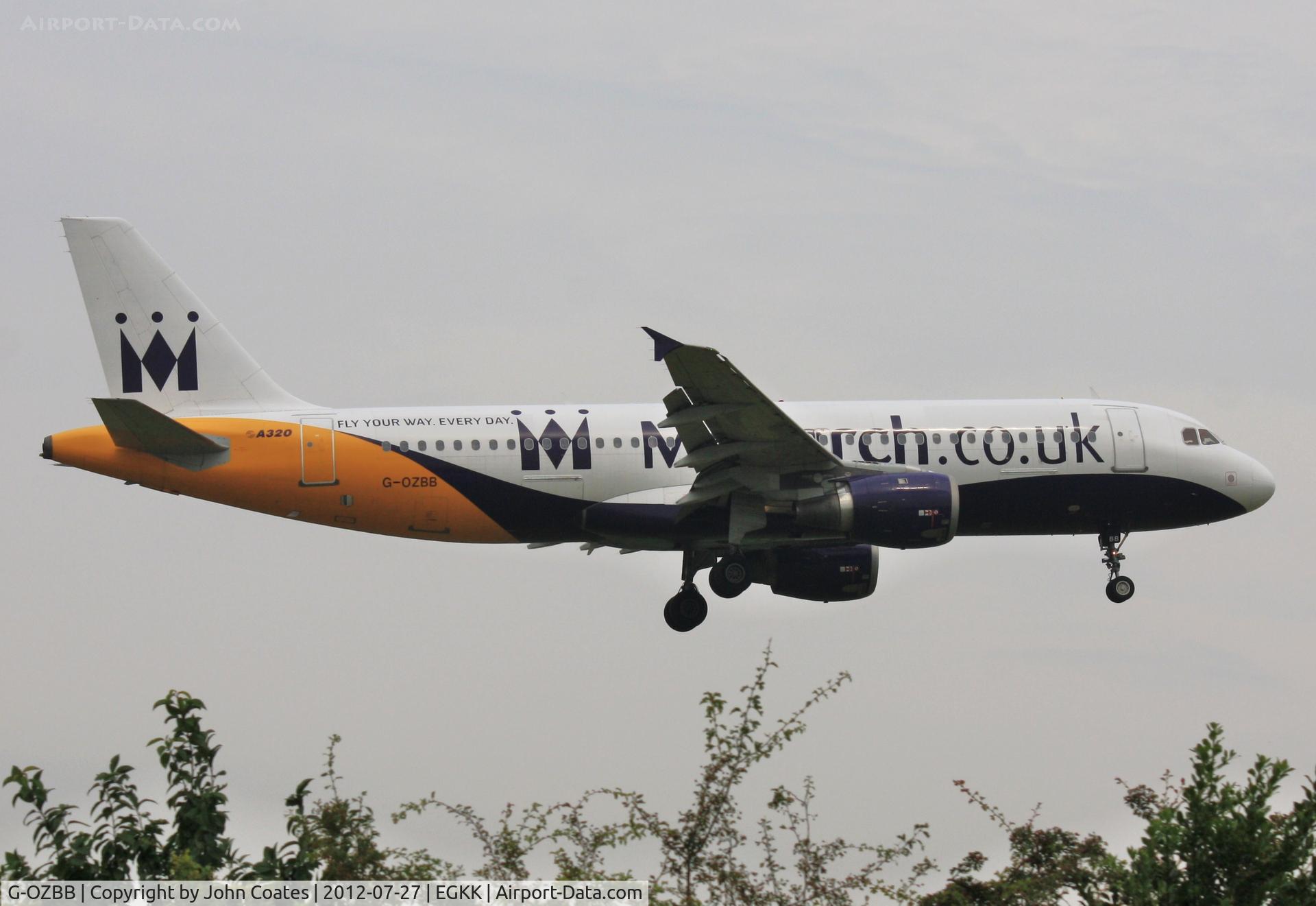 G-OZBB, 1994 Airbus A320-212 C/N 389, Arriving 08