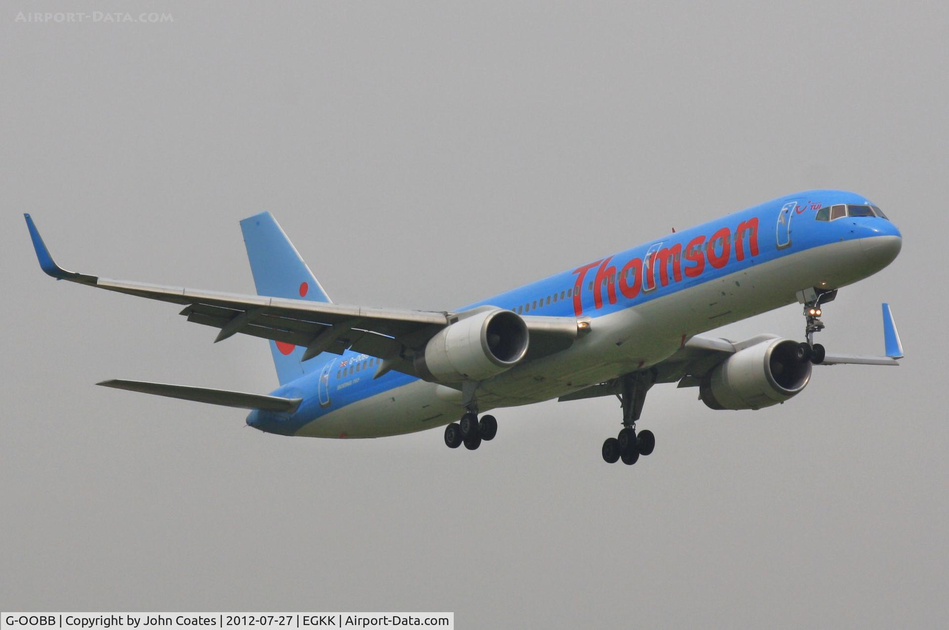 G-OOBB, 2000 Boeing 757-26N C/N 32447, Approach 08