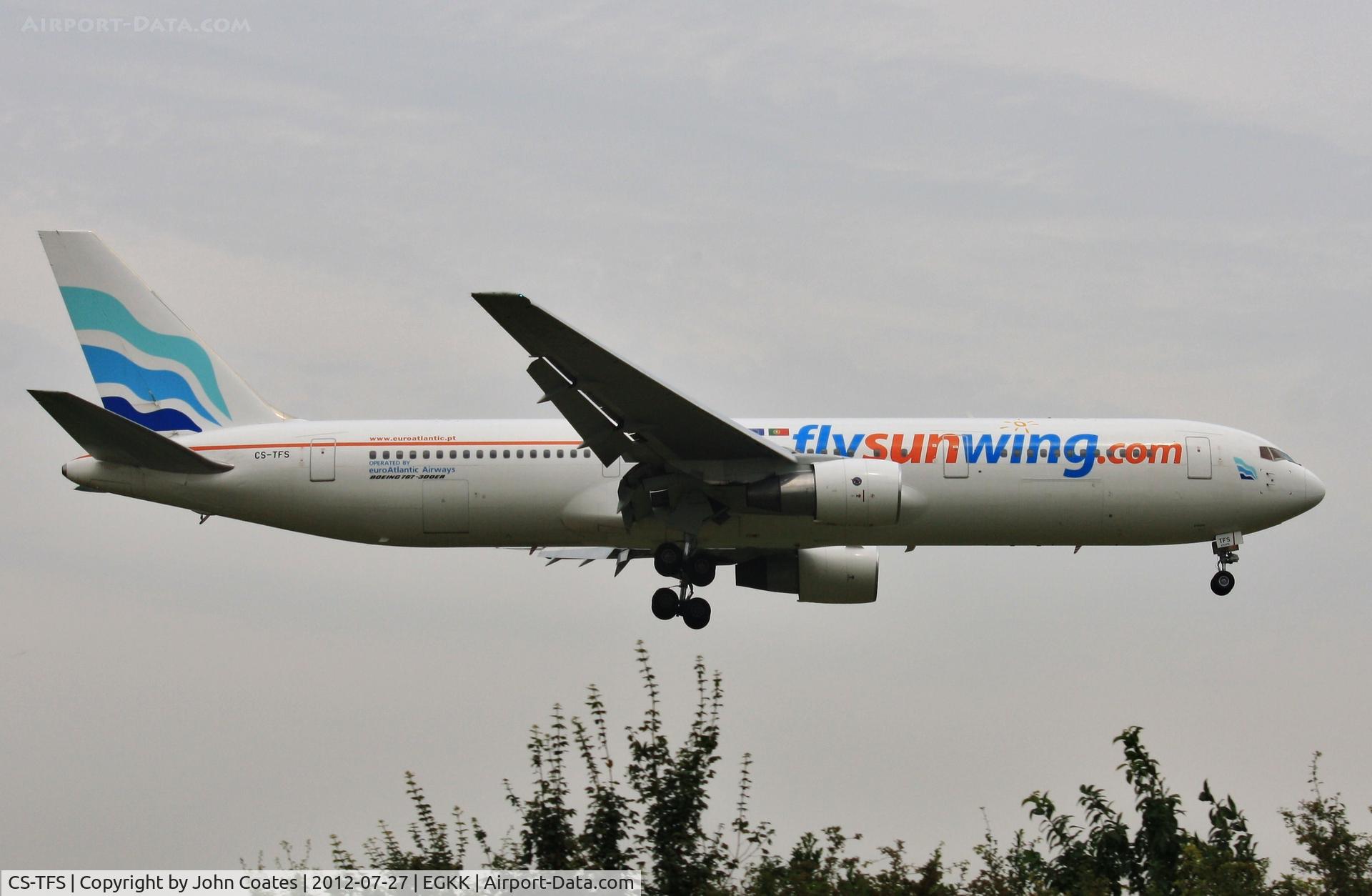 CS-TFS, 1992 Boeing 767-3Y0/ER C/N 25411, Arriving 08