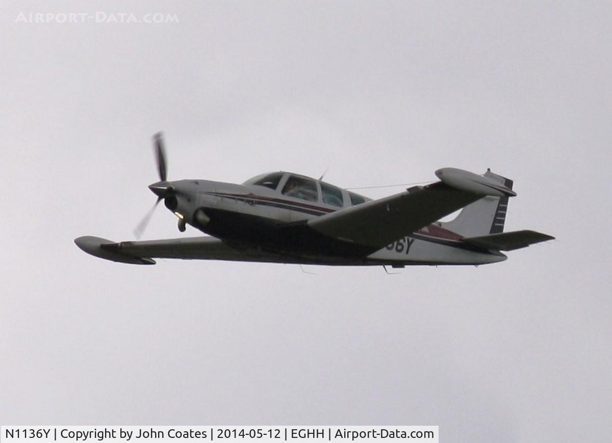 N1136Y, 1996 Raytheon Aircraft Company A36 Bonanza C/N E-3050, Departing in poor weather
