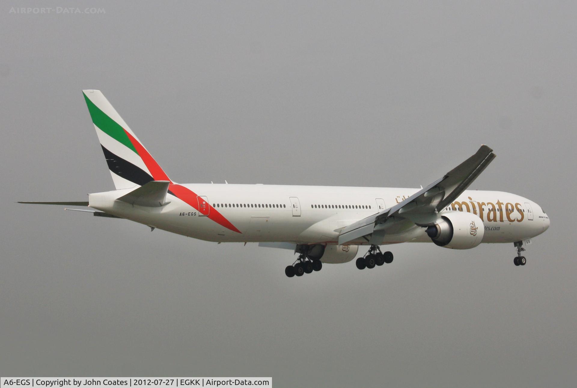 A6-EGS, 2012 Boeing 777-31H/ER C/N 41078, Arriving 08