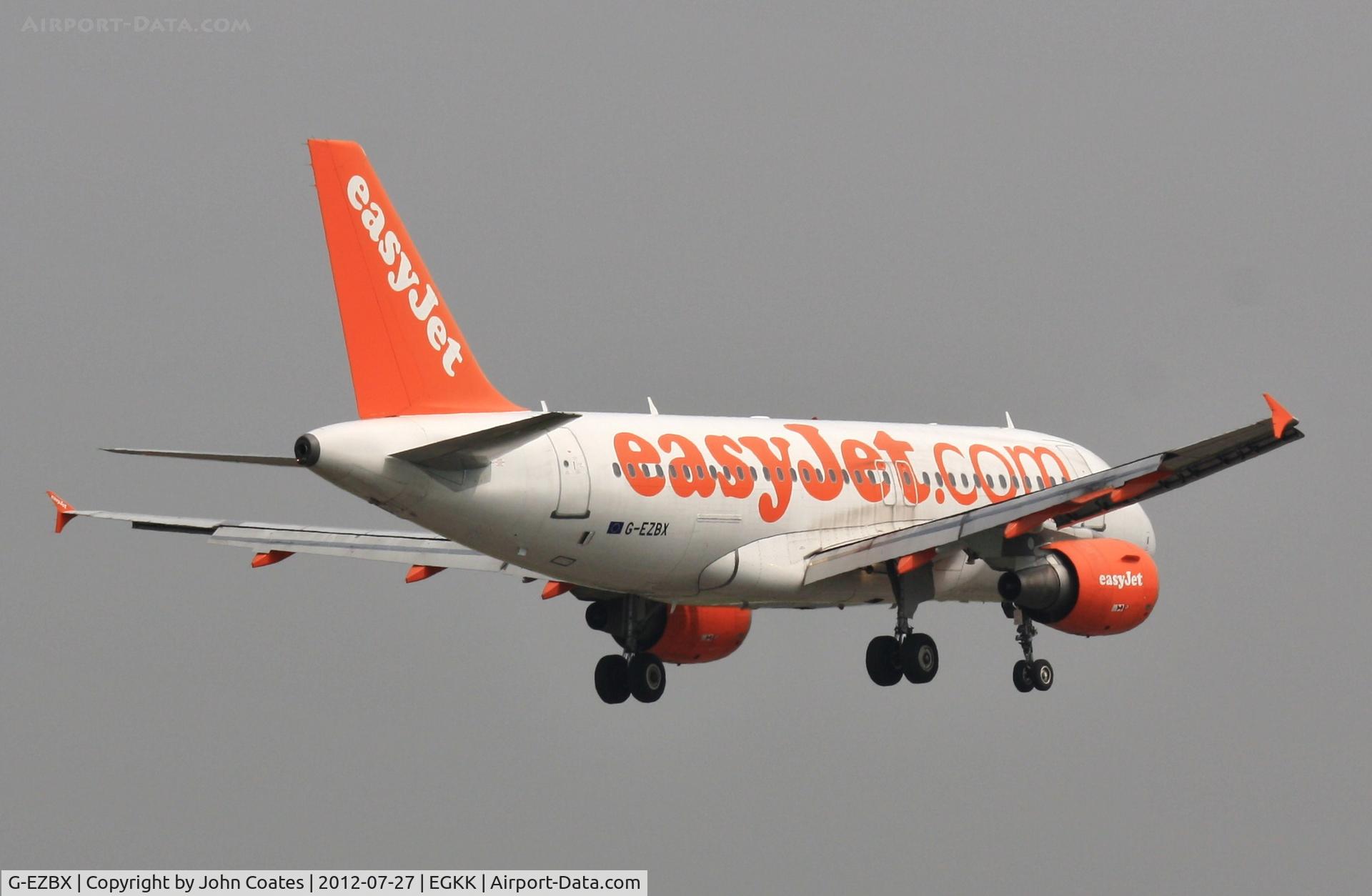 G-EZBX, 2007 Airbus A319-111 C/N 3137, Arriving 08