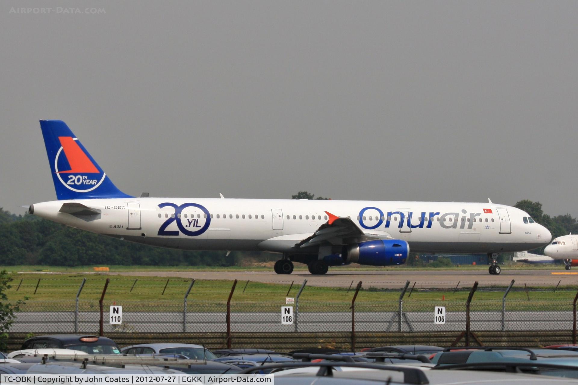 TC-OBK, 1998 Airbus A321-231 C/N 792, Departing 08