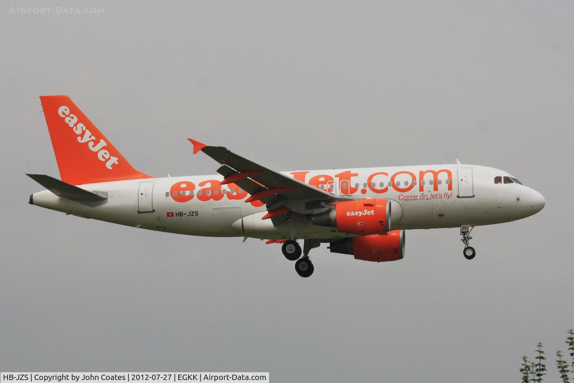 HB-JZS, 2007 Airbus A319-111 C/N 3084, Finals 08