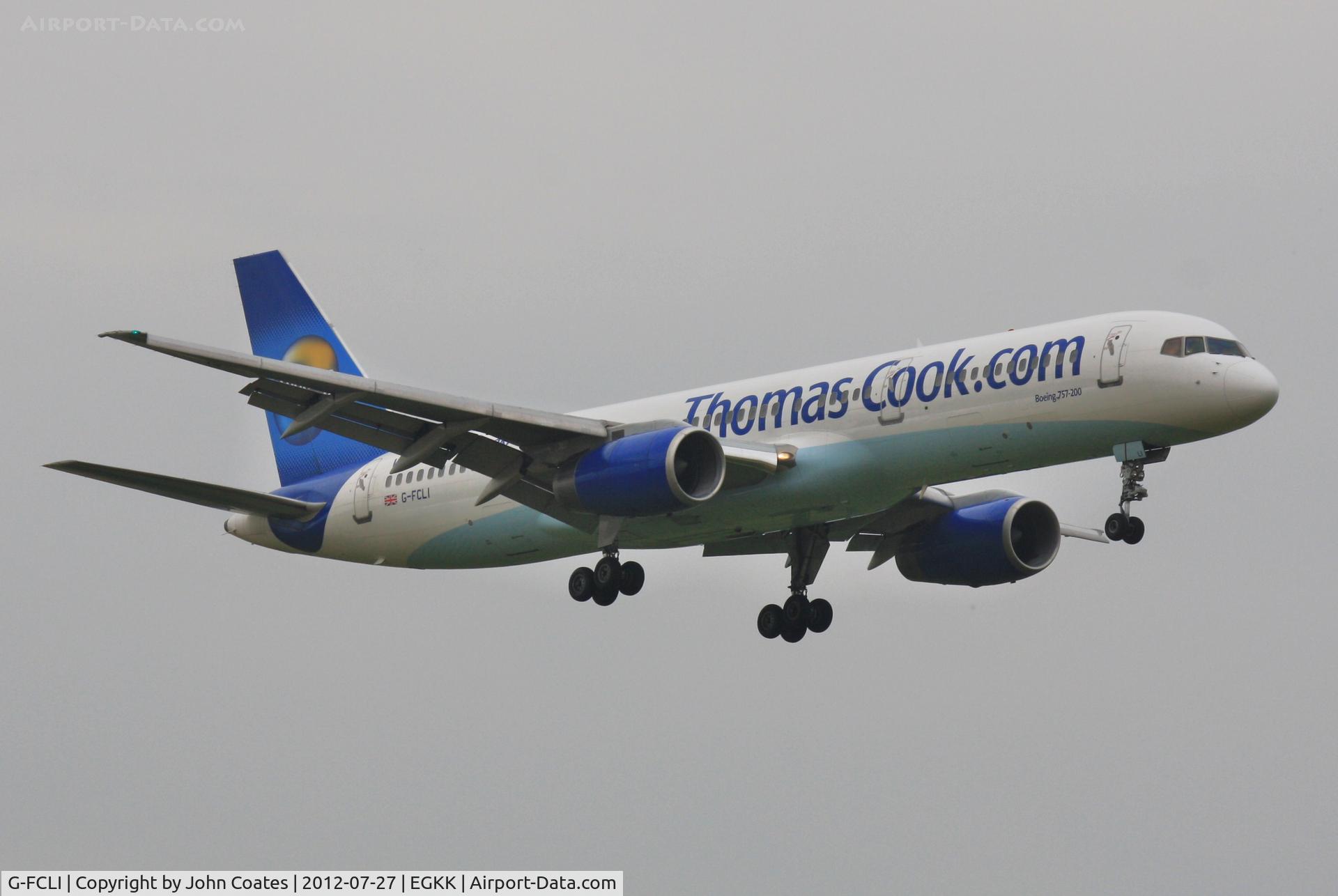 G-FCLI, 1995 Boeing 757-28A C/N 26275, Approach 08