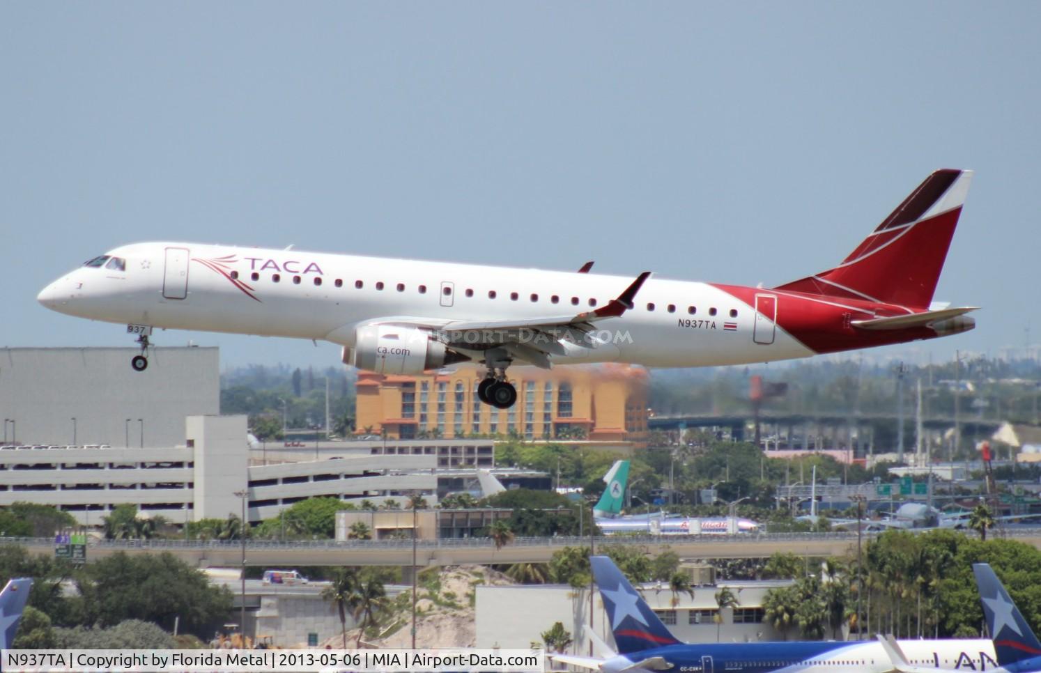 N937TA, Embraer ERJ-190-100 IGW 190AR C/N 19000205, TACA E190