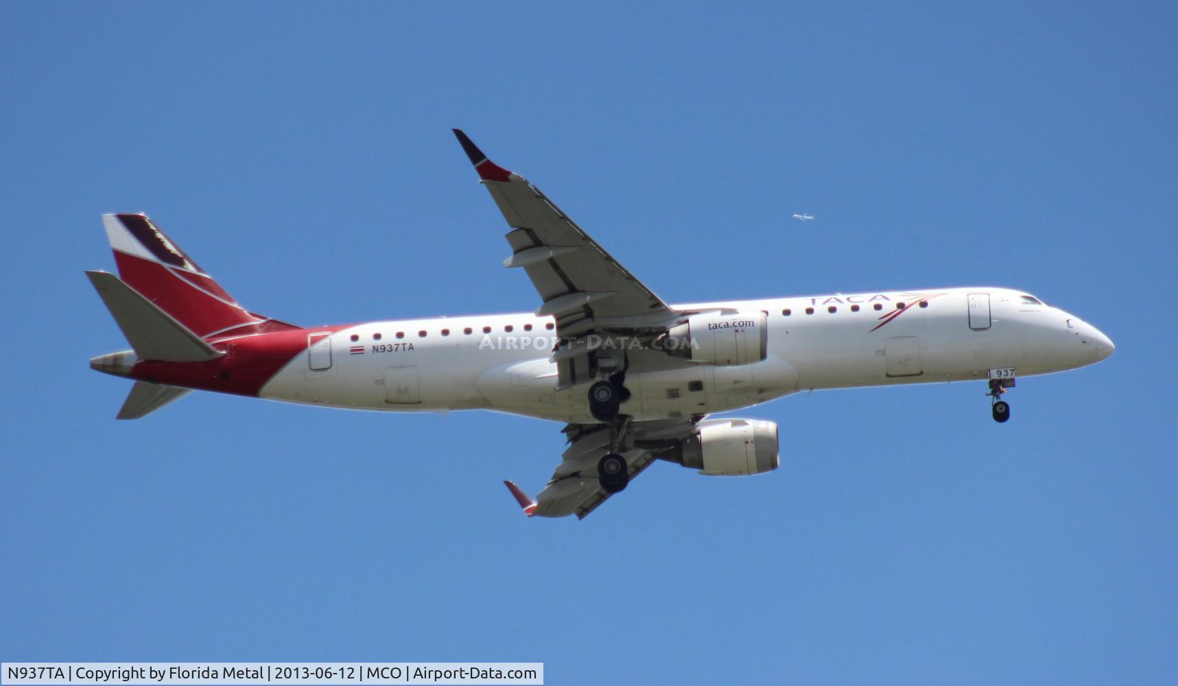 N937TA, Embraer ERJ-190-100 IGW 190AR C/N 19000205, TACA E190