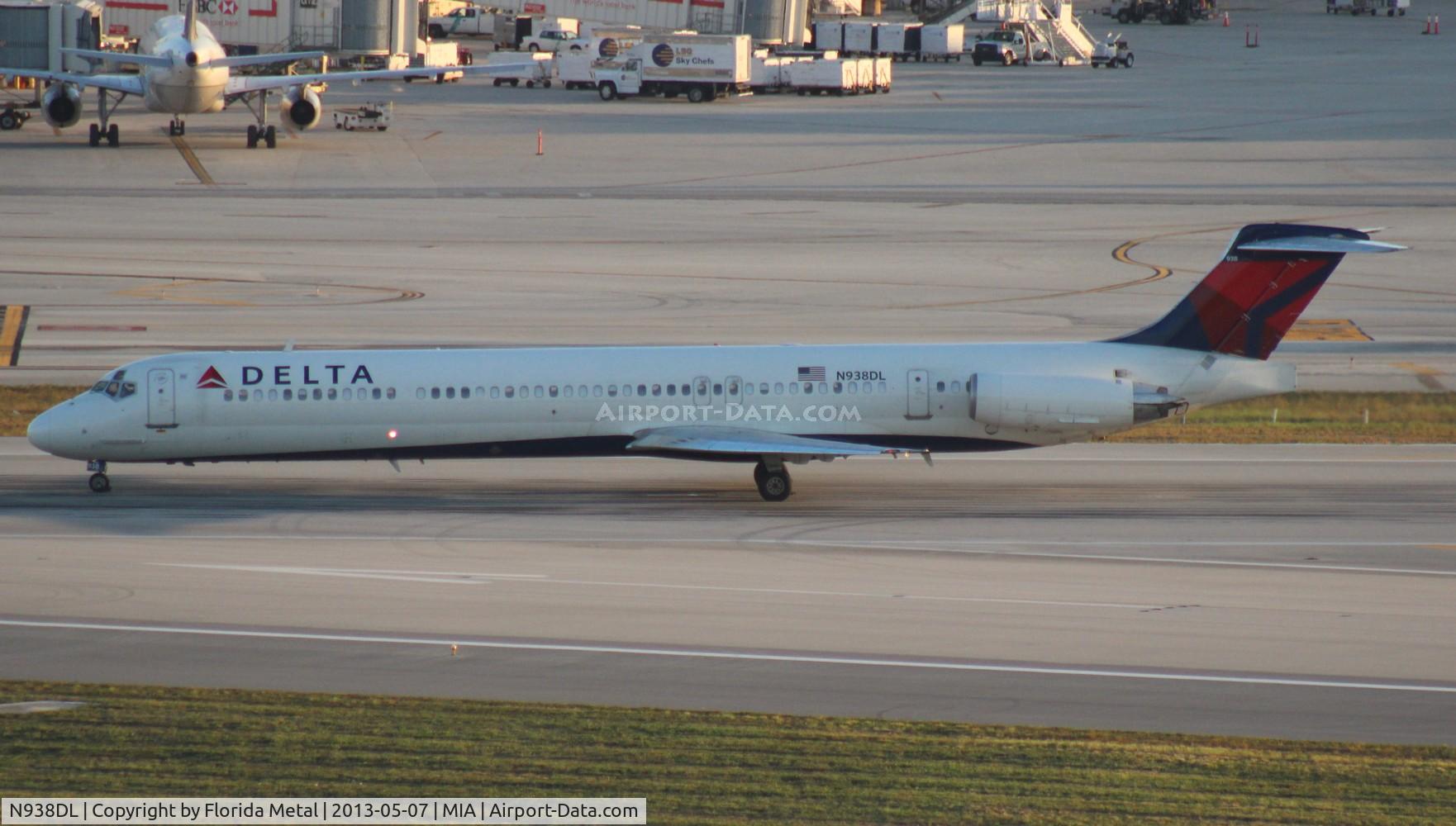 N938DL, 1989 McDonnell Douglas MD-88 C/N 49811, Delta MD-88