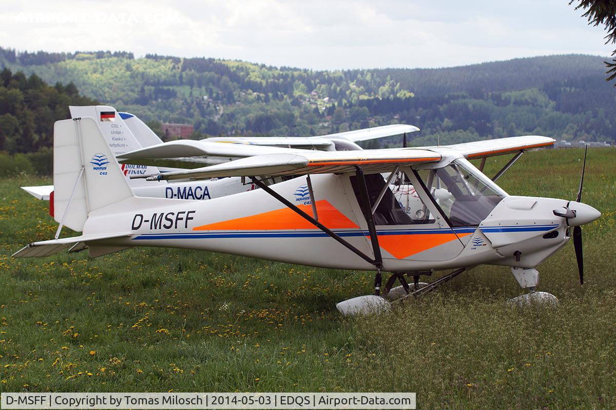 D-MSFF, Comco Ikarus C42 Cyclone C/N Not found D-MSFF, Airport Suhl-Goldlauter, Thuringia, Germany
