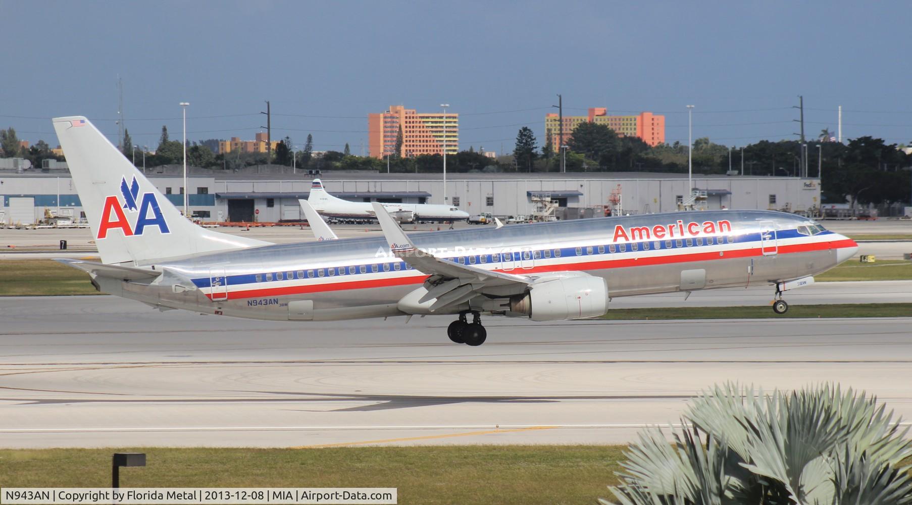 N943AN, 2000 Boeing 737-823 C/N 30599, American 737-800
