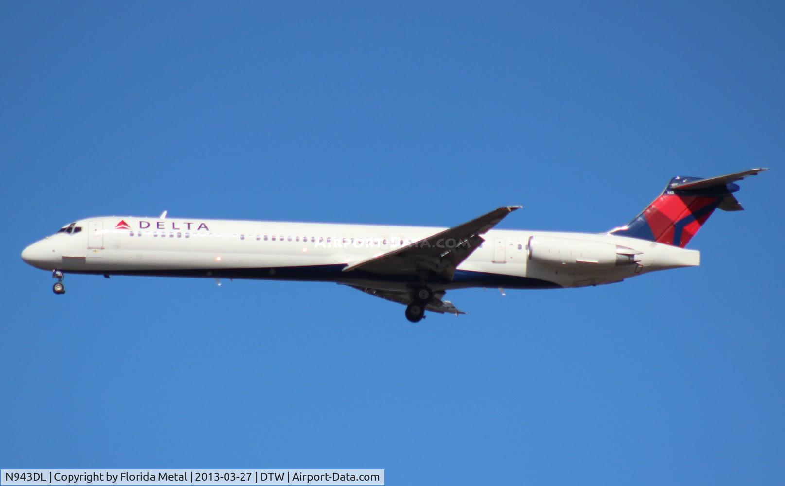 N943DL, 1989 McDonnell Douglas MD-88 C/N 49816, Delta MD-88