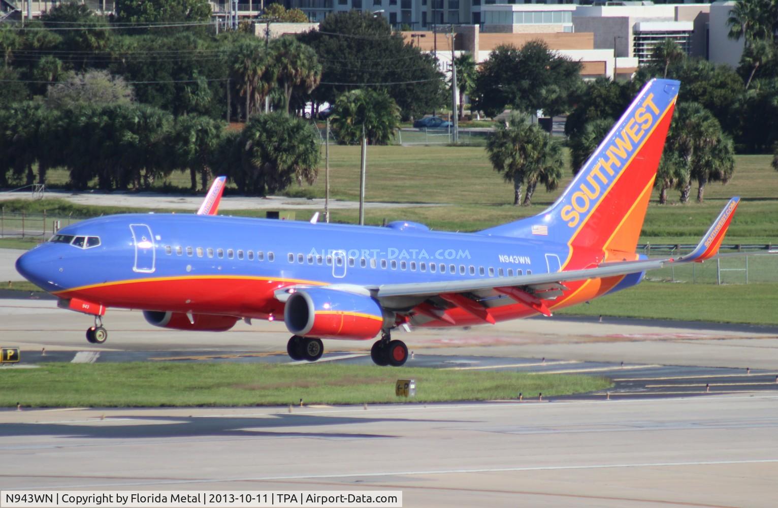 N943WN, 2010 Boeing 737-7H4 C/N 36913, Southwest 737