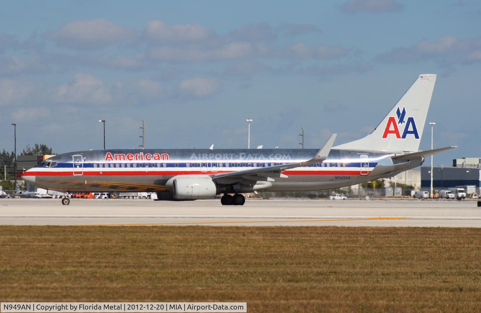 N949AN, 2000 Boeing 737-823 C/N 29537, American 737-800