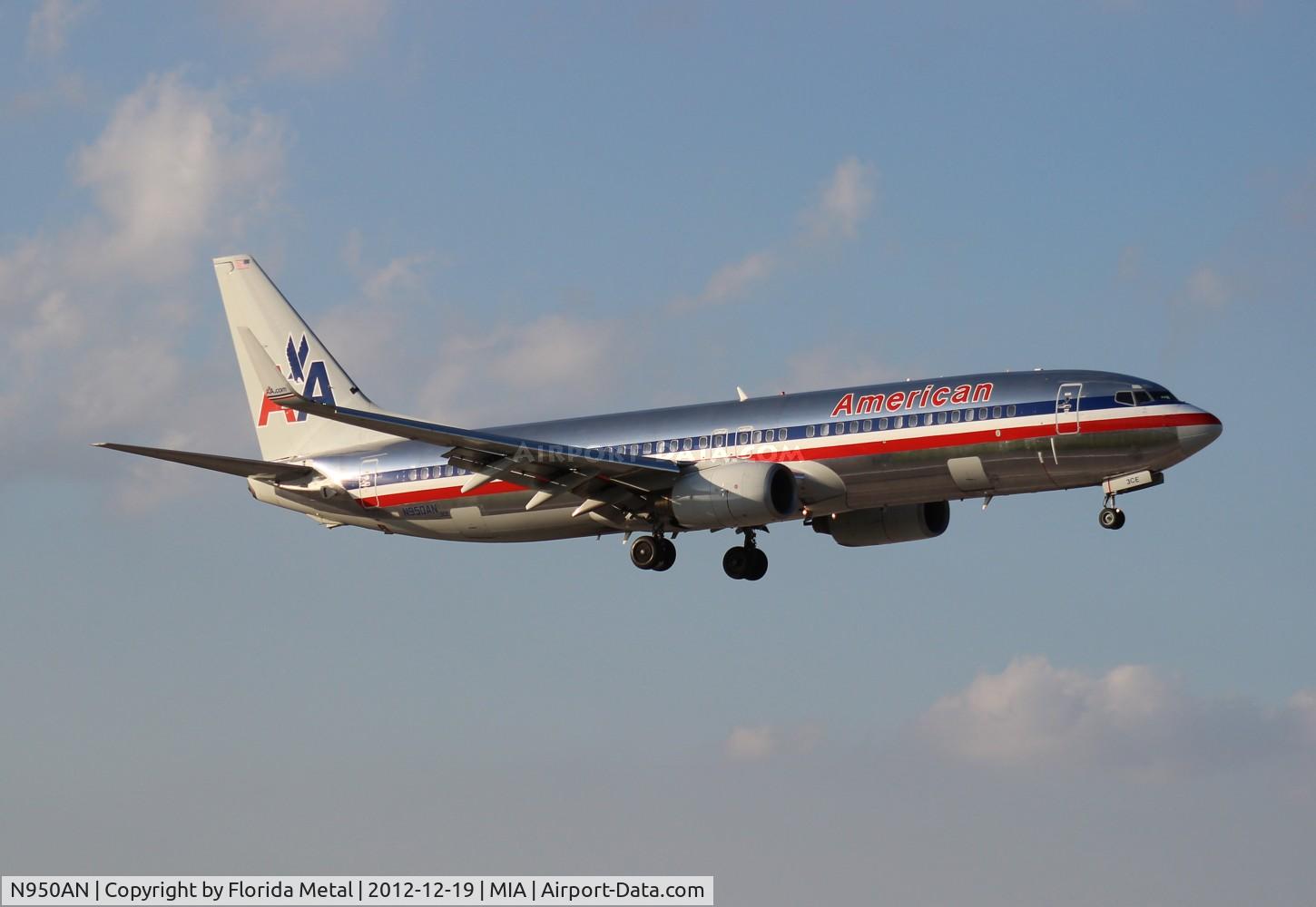 N950AN, 2000 Boeing 737-823 C/N 30087, American 737-800