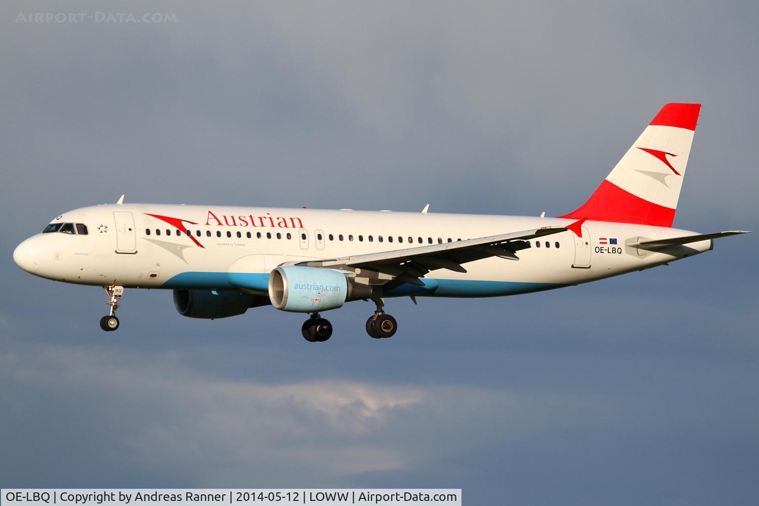 OE-LBQ, 1999 Airbus A320-214 C/N 1137, Austrian Airlines A320