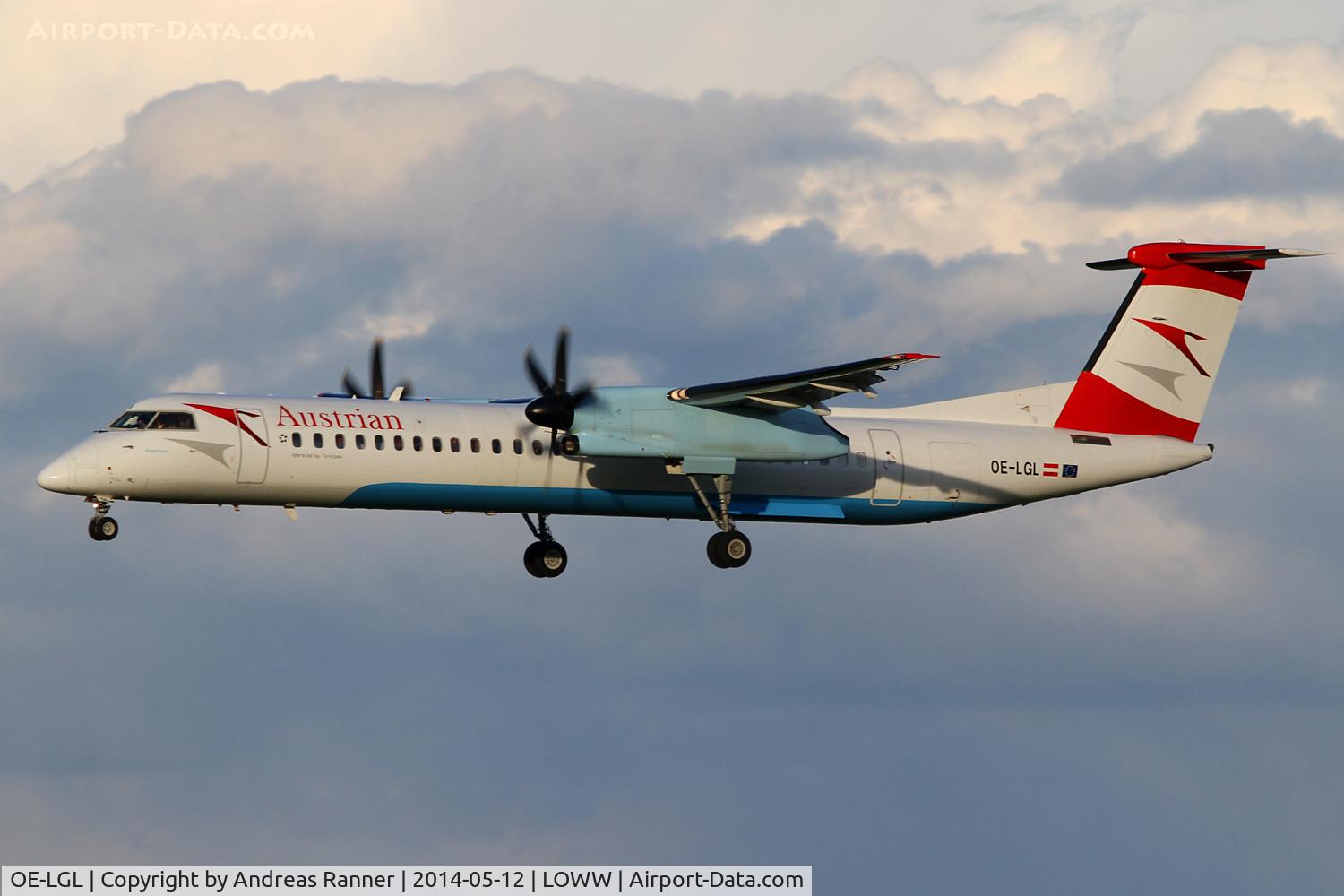 OE-LGL, 2010 De Havilland Canada DHC-8-402Q Dash 8 C/N 4310, Austrian Airlines DHC-8