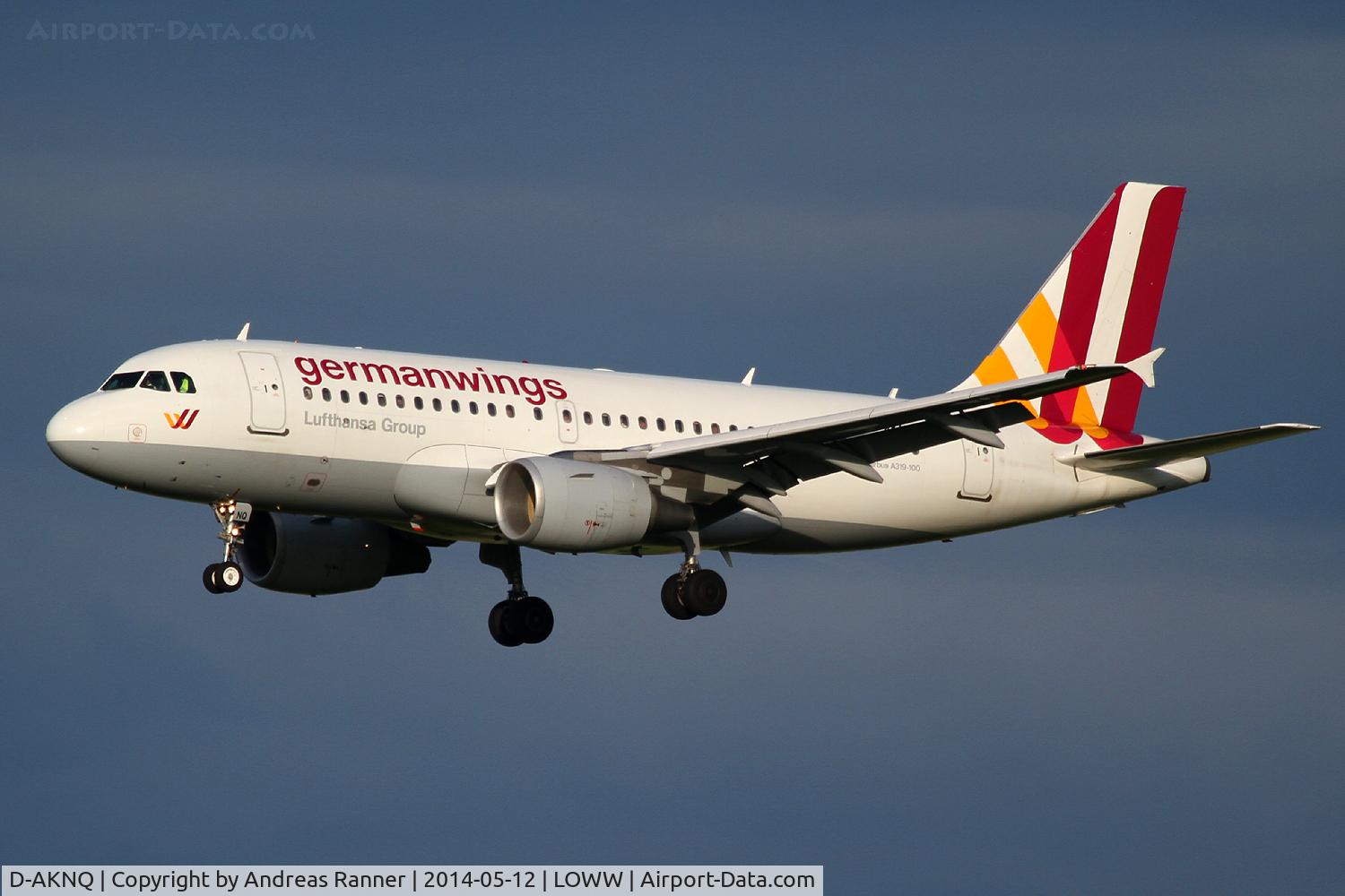 D-AKNQ, 2000 Airbus A319-112 C/N 1170, Germanwings A319