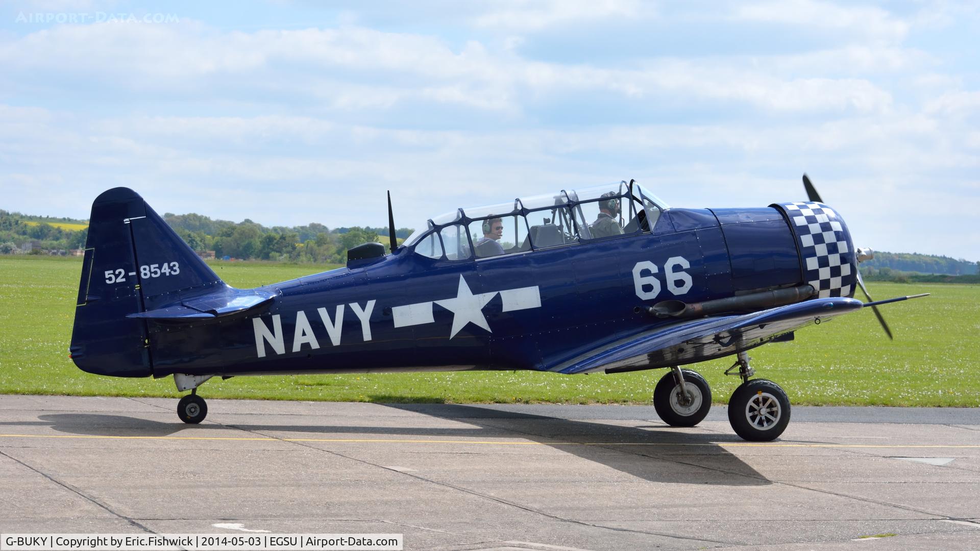 G-BUKY, 1952 Canadian Car & Foundry T-6H Harvard Mk.4M C/N CCF4-464, 2. G-BUKY 'on duty' at The IWM, Duxford.