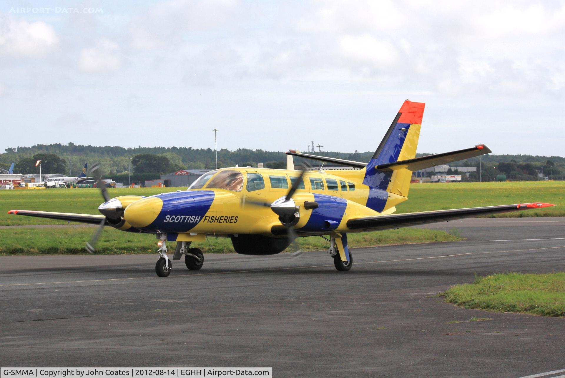 G-SMMA, 2008 Reims Cessna F406 Caravan II C/N F406-0094, Arriving CSE