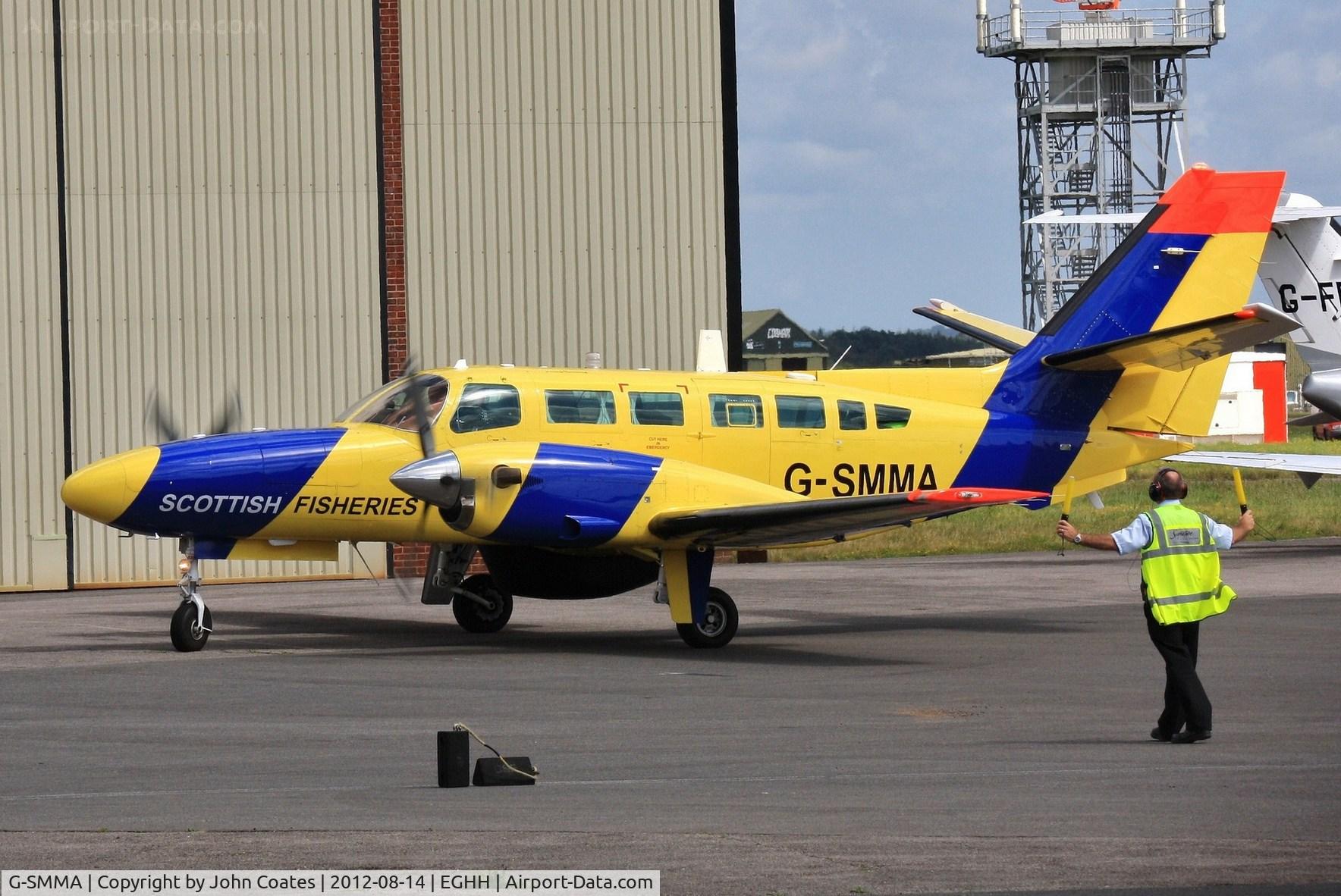 G-SMMA, 2008 Reims Cessna F406 Caravan II C/N F406-0094, Parking