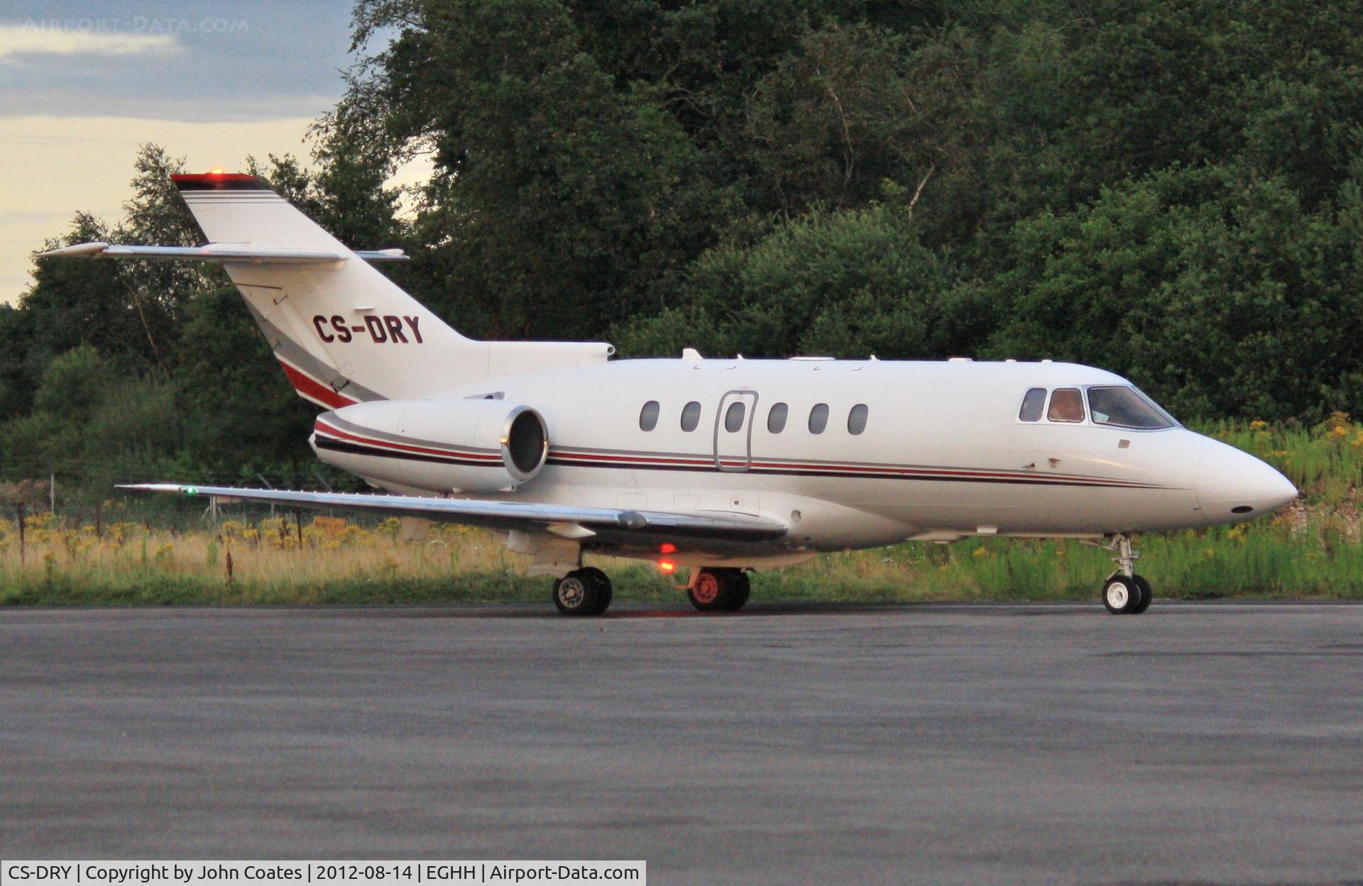 CS-DRY, 2007 Raytheon Hawker 800XP C/N 258840, At JETS