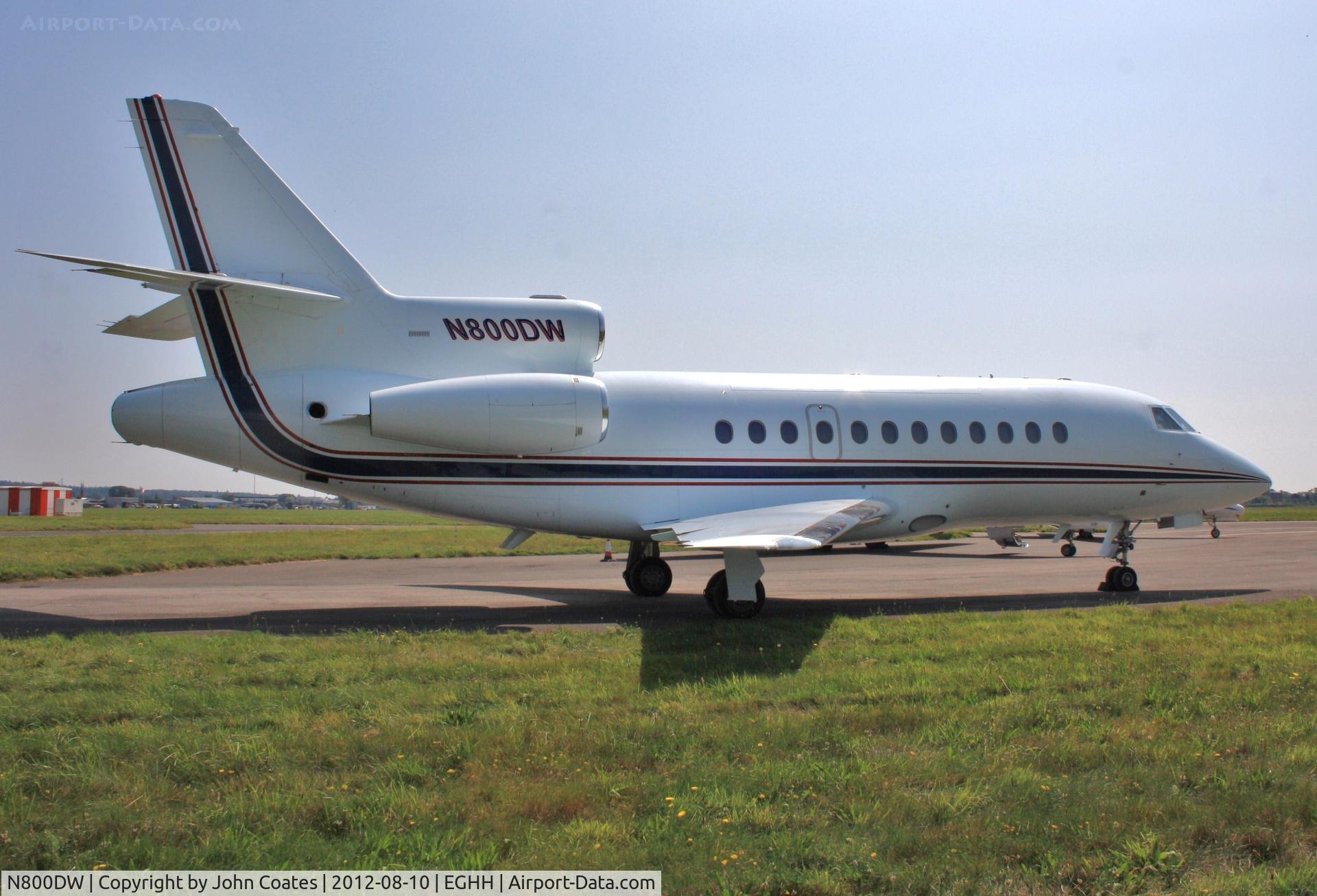 N800DW, 1989 Dassault Falcon 900 C/N 79, At Sigs