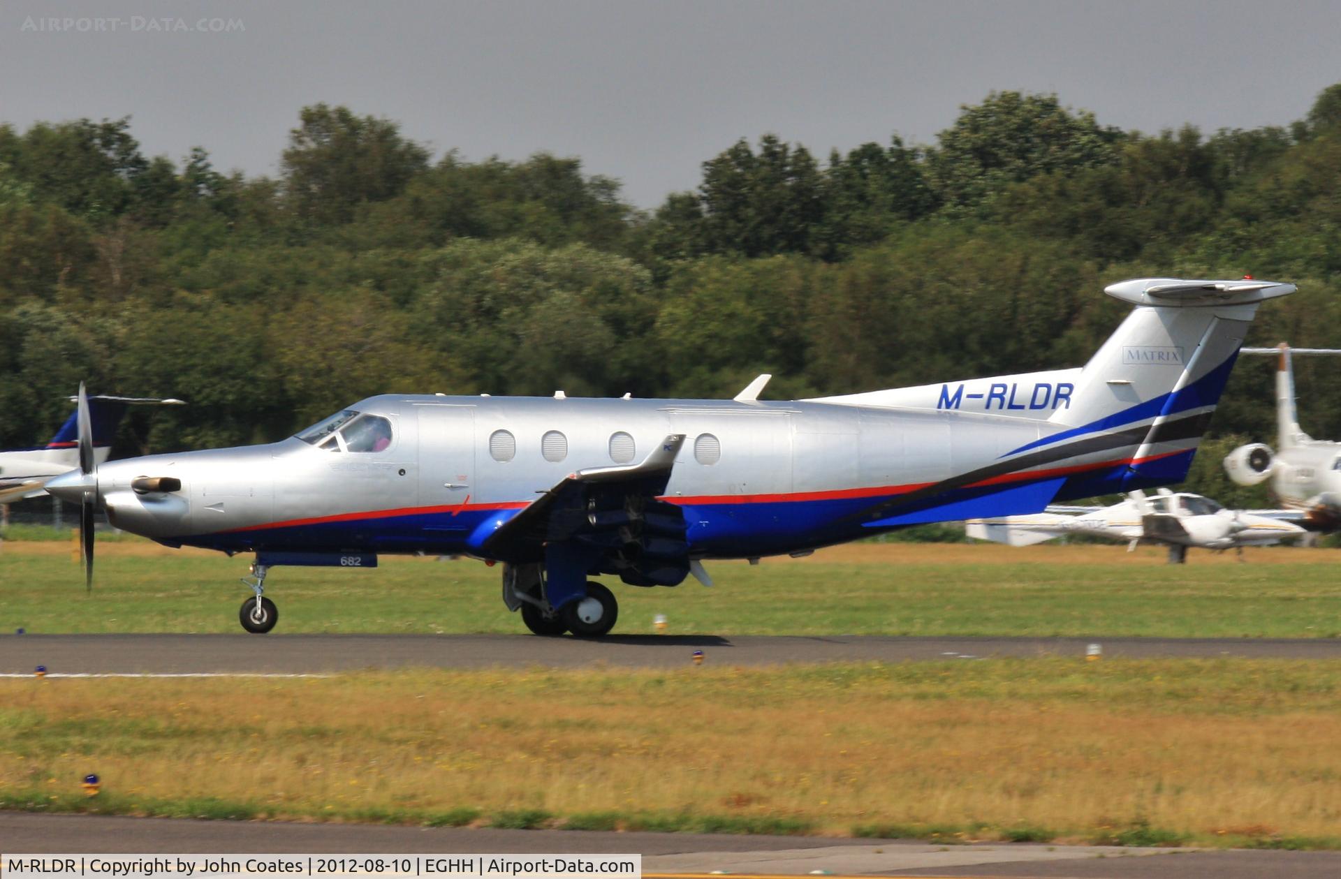 M-RLDR, 2005 Pilatus PC-12/45 C/N 682, Departing