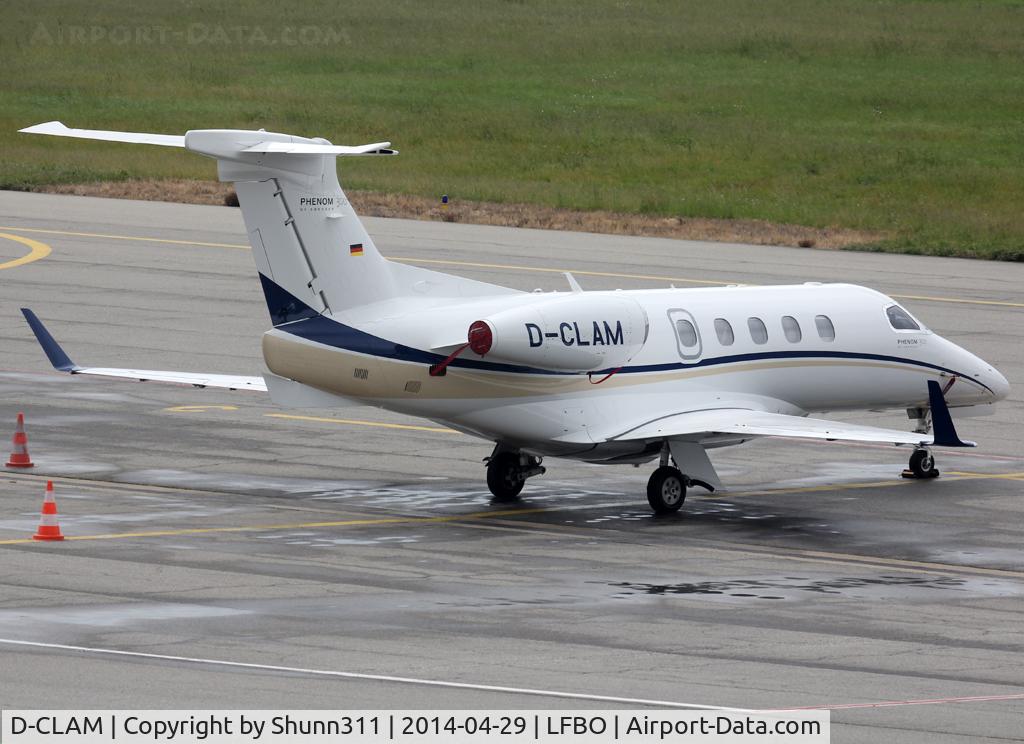 D-CLAM, 2012 Embraer EMB-505 Phenom 300 C/N 50500108, Parked at the General Aviation area...