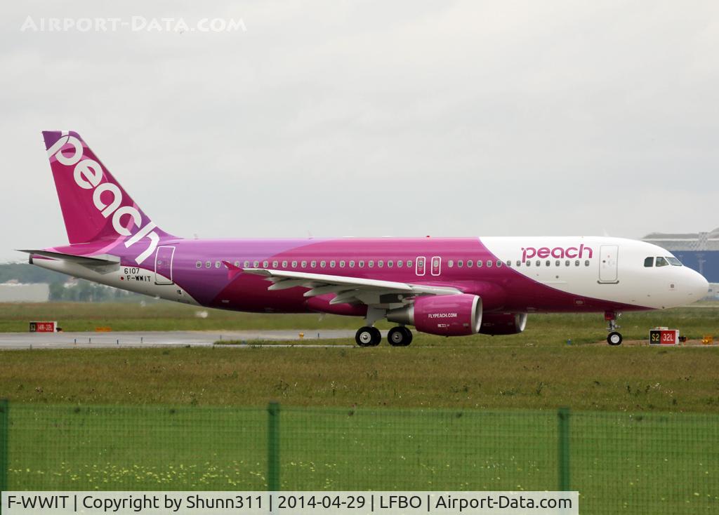 F-WWIT, 2014 Airbus A320-214 C/N 6107, C/n 6107 - To be JA813P