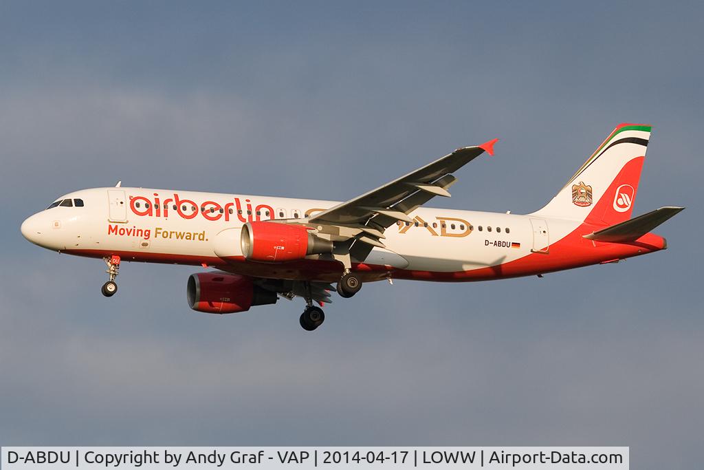 D-ABDU, 2008 Airbus A320-214 C/N 3516, Air Berlin A320