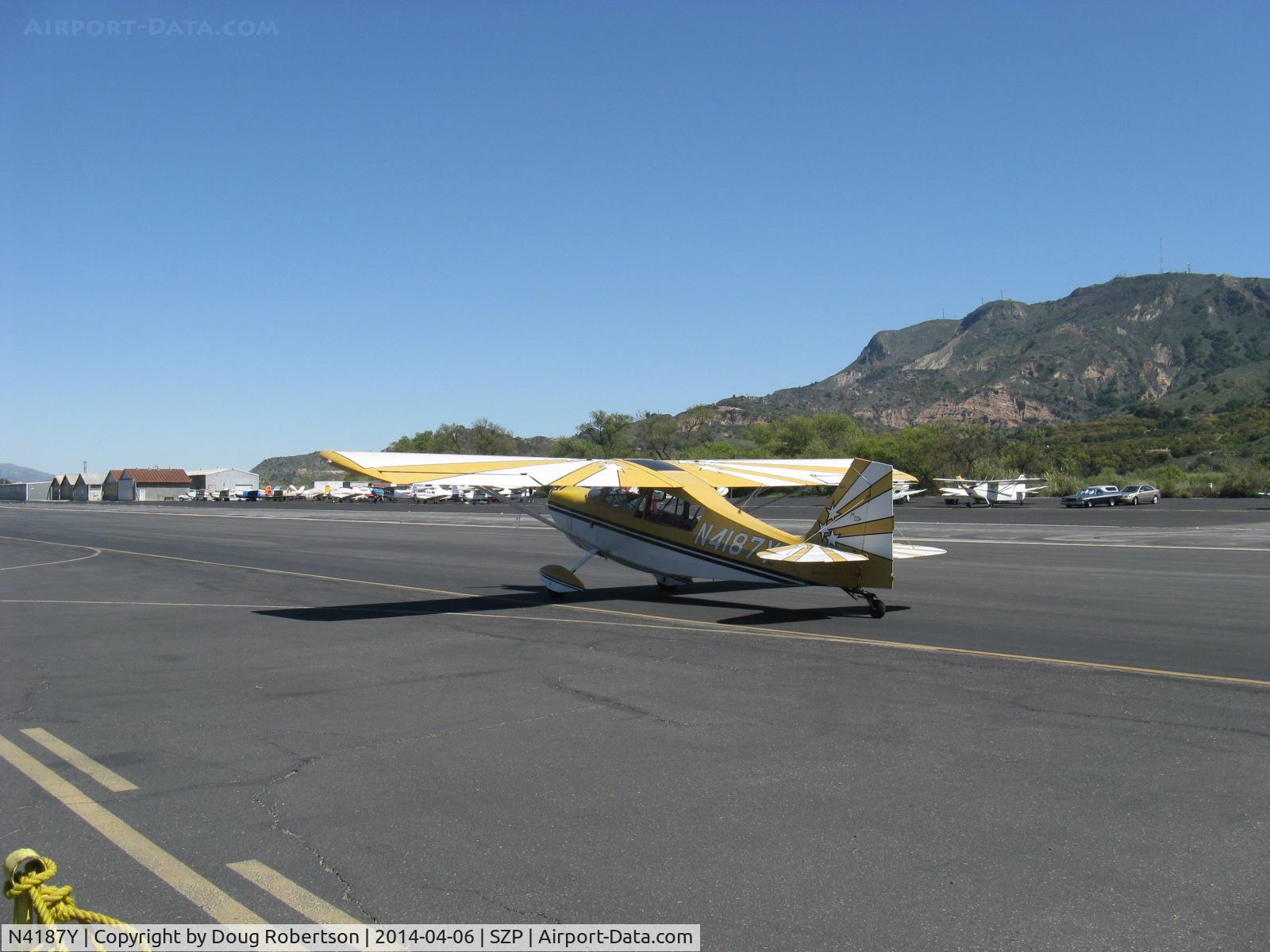 N4187Y, 1977 Bellanca 8KCAB Super Decathlon Decathlon C/N 289-77, 1977 Bellanca 8KCAB SUPER DECATHLON, Lycomiing AEIO-360 Hp, taxi