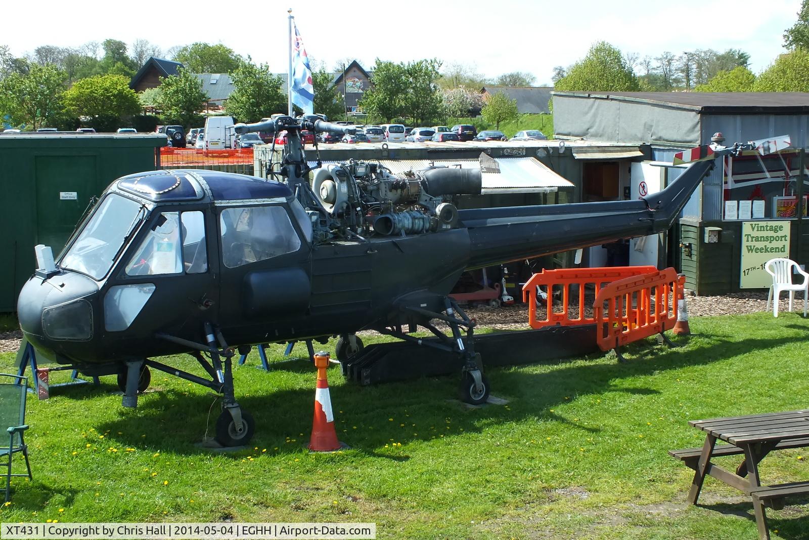 XT431, 1965 Westland Wasp HAS.1 C/N F9601, at the Bournemouth Aviaton Museum