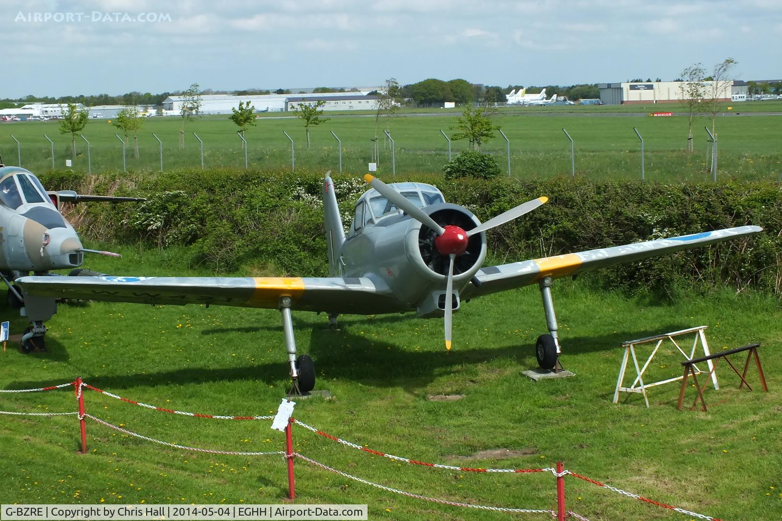 G-BZRE, 1953 Percival P-56 Provost T.1 C/N PAC/F/234, at the Bournemouth Aviaton Museum