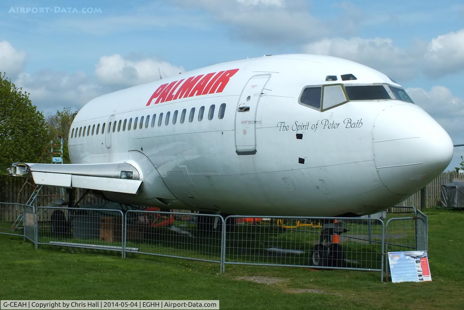 G-CEAH, 1975 Boeing 737-229 C/N 21135, at the Bournemouth Aviaton Museum