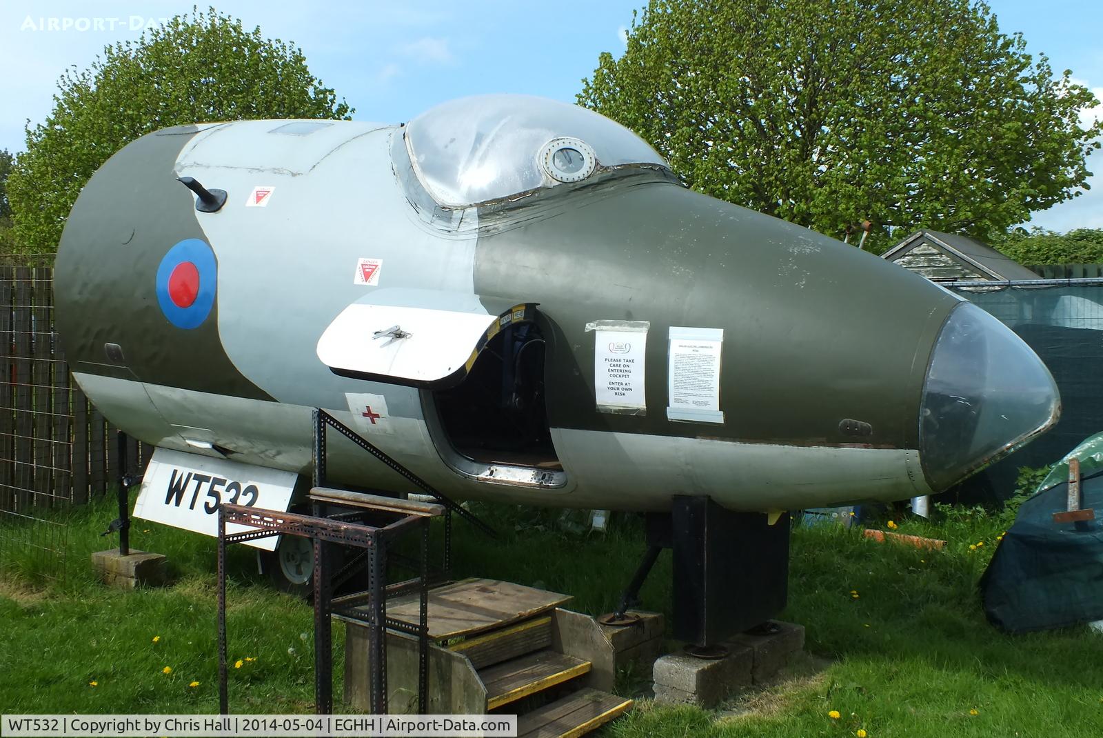 WT532, English Electric Canberra PR.7 C/N EEP71449, at the Bournemouth Aviaton Museum