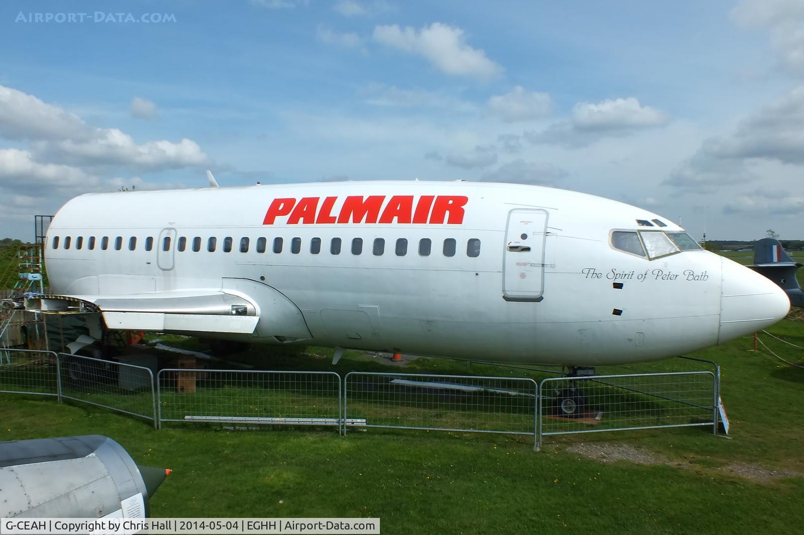 G-CEAH, 1975 Boeing 737-229 C/N 21135, at the Bournemouth Aviaton Museum